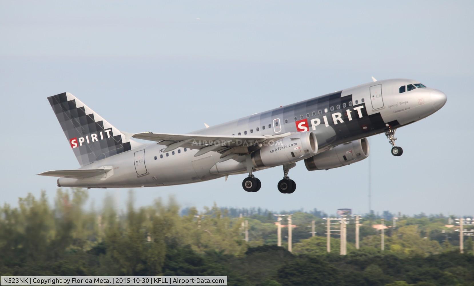 N523NK, 2006 Airbus A319-132 C/N 2898, NKS A319 silver zx