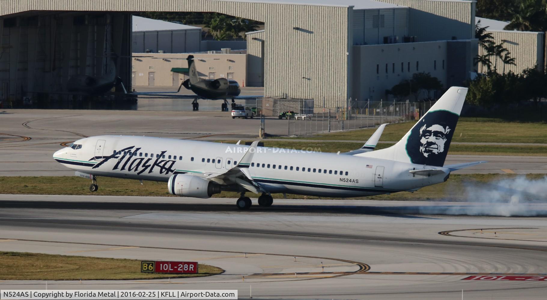 N524AS, 2009 Boeing 737-890 C/N 35195, ASA 738 zx