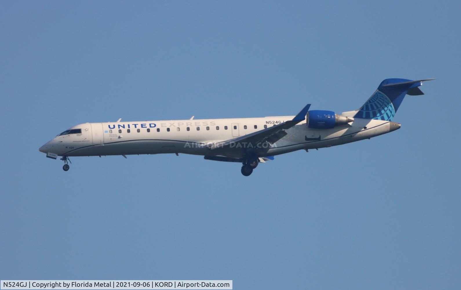 N524GJ, 2003 Bombardier CRJ-550 (CL-600-2C11) C/N 10097, GJS/UE CRJ7 zx RIC-ORD