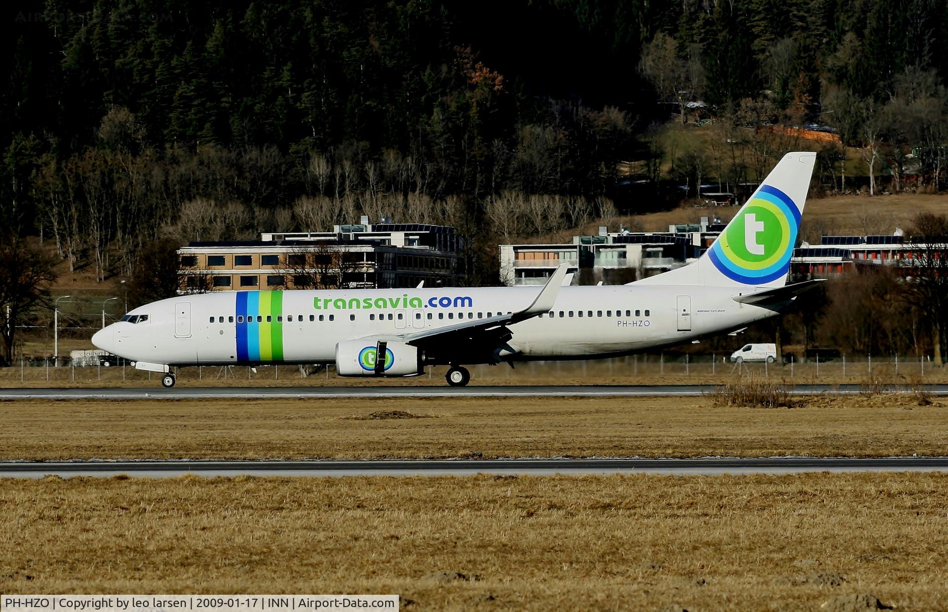PH-HZO, 2007 Boeing 737-8K2 C/N 34169, INNSBRUCK  17.1.2009