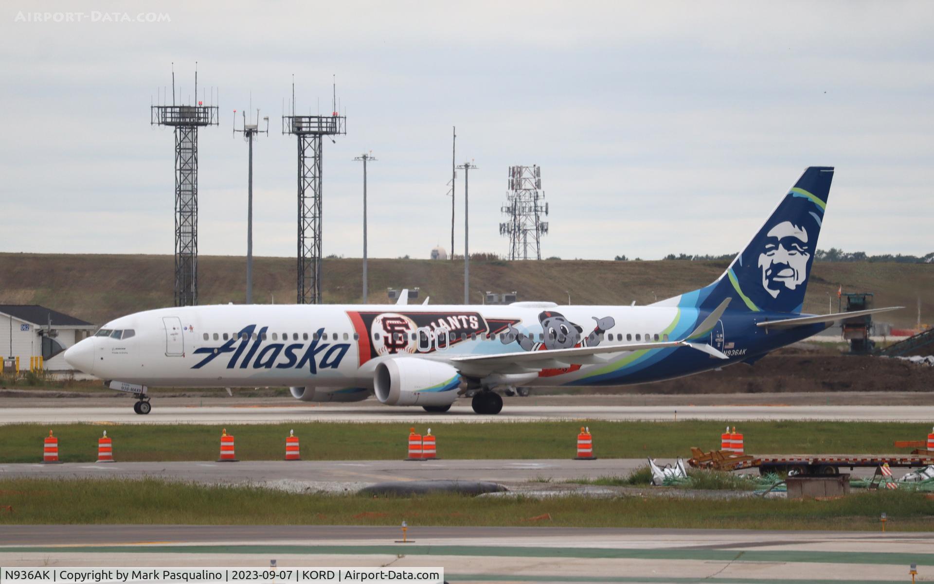 N936AK, 2022 Boeing 737-9 MAX C/N 43379, Boeing 737-9 MAX