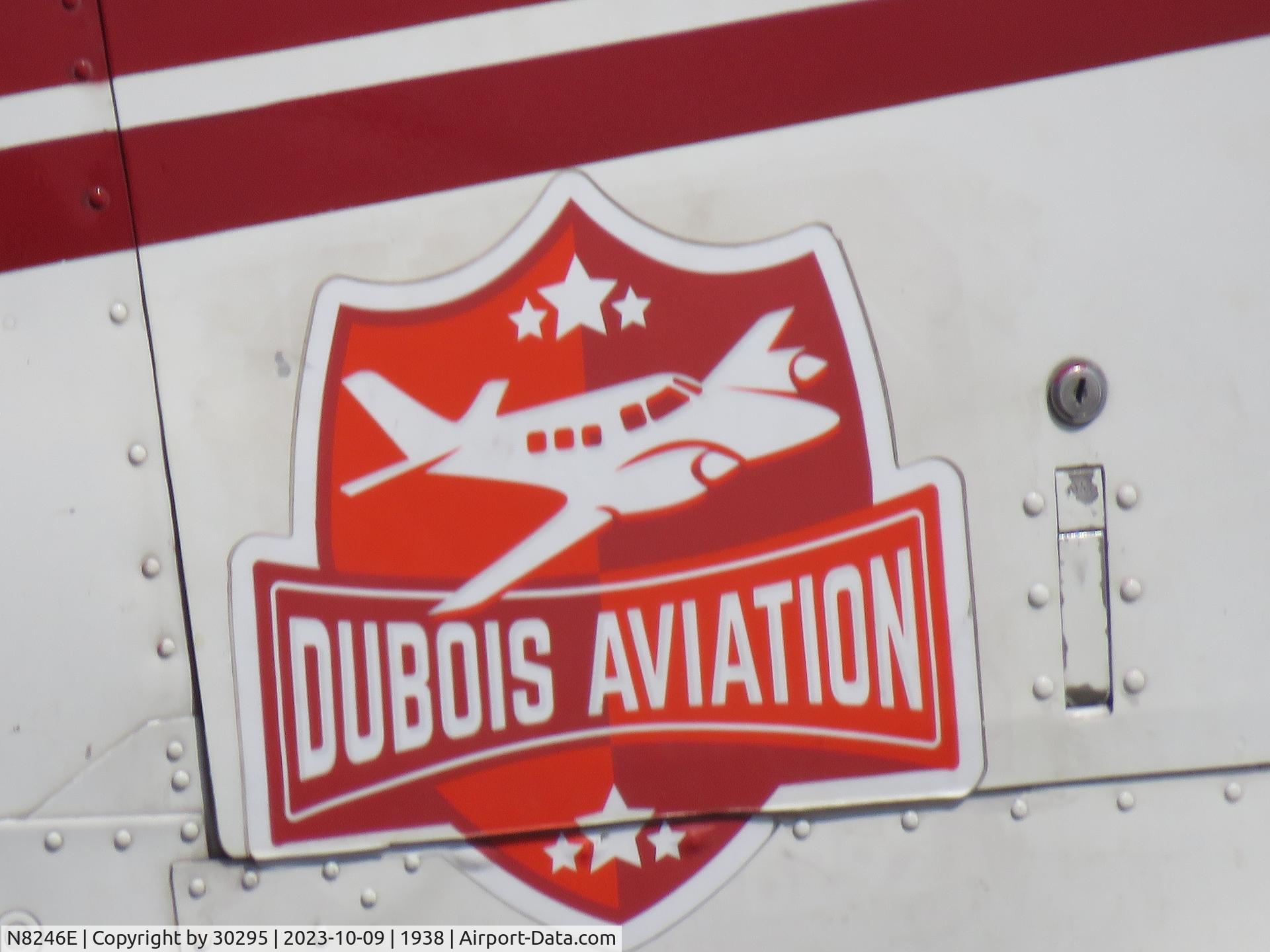 N8246E, 1982 Piper PA-28-161 C/N 28-8216189, Midsection lower art