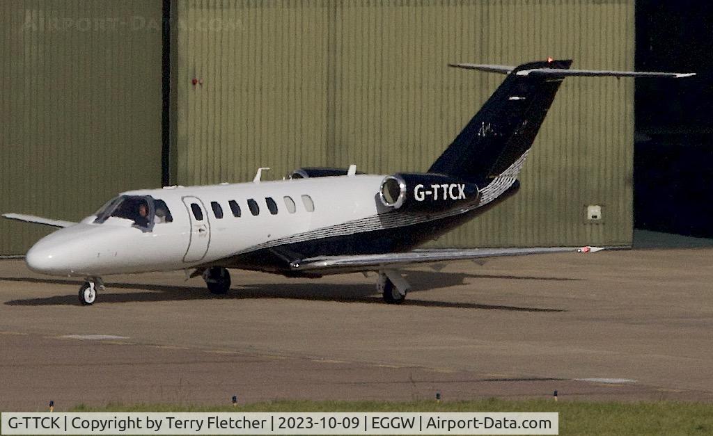 G-TTCK, 2017 Cessna 525B CitationJet CJ3 C/N 525B-0534, At Luton Airport