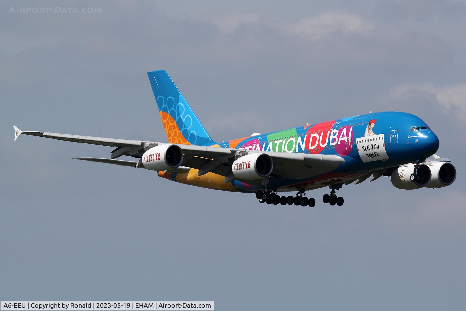 A6-EEU, 2013 Airbus A380-861 C/N 147, at spl