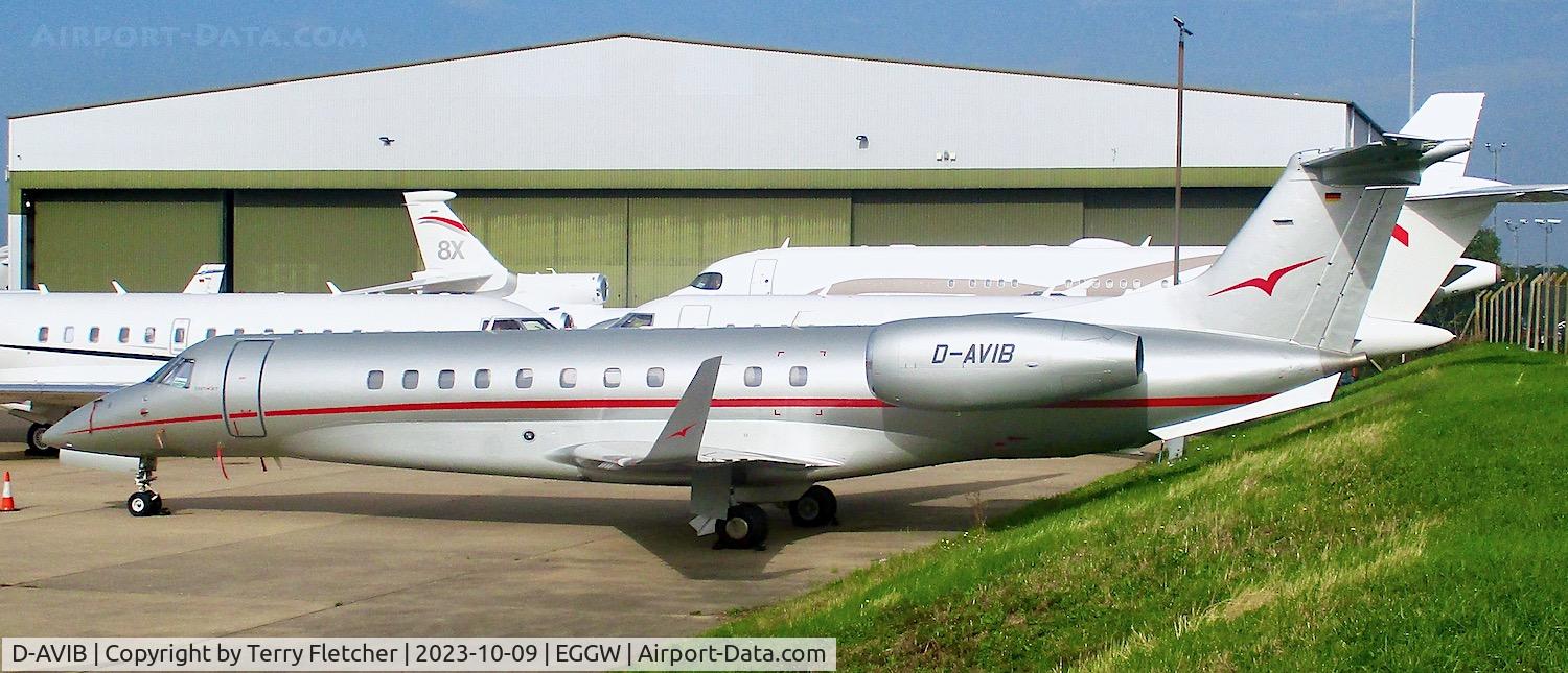 D-AVIB, 2009 Embraer EMB-135BJ Legacy C/N 14501109, At Luton Airport