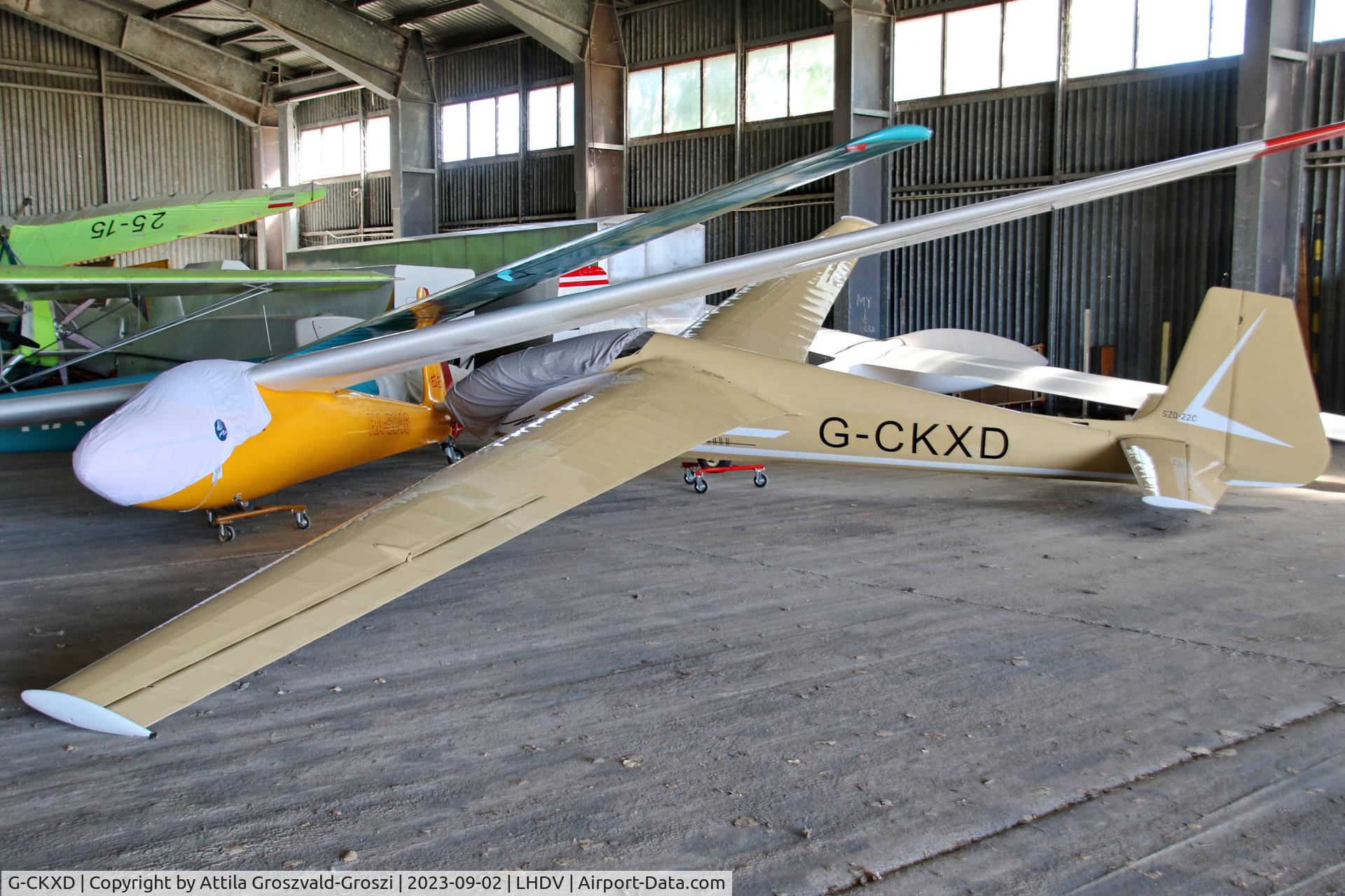 G-CKXD, 1960 PZL-Bielsko SZD-22C C/N 587, LHDV - Dunaújváros-Kisapostag Airport, Hungary