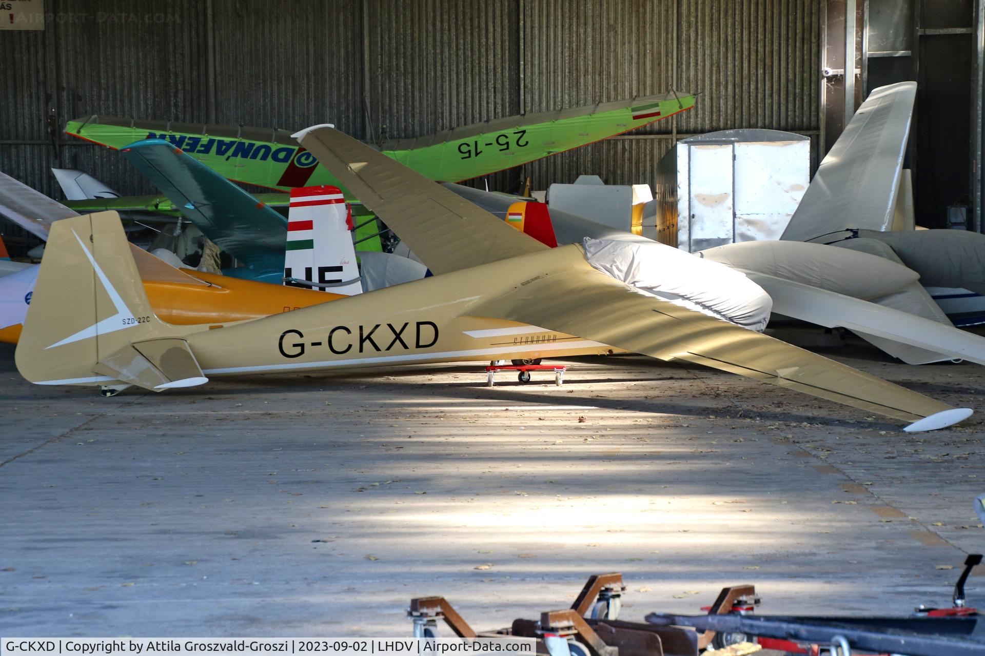 G-CKXD, 1960 PZL-Bielsko SZD-22C C/N 587, LHDV - Dunaújváros-Kisapostag Airport, Hungary
