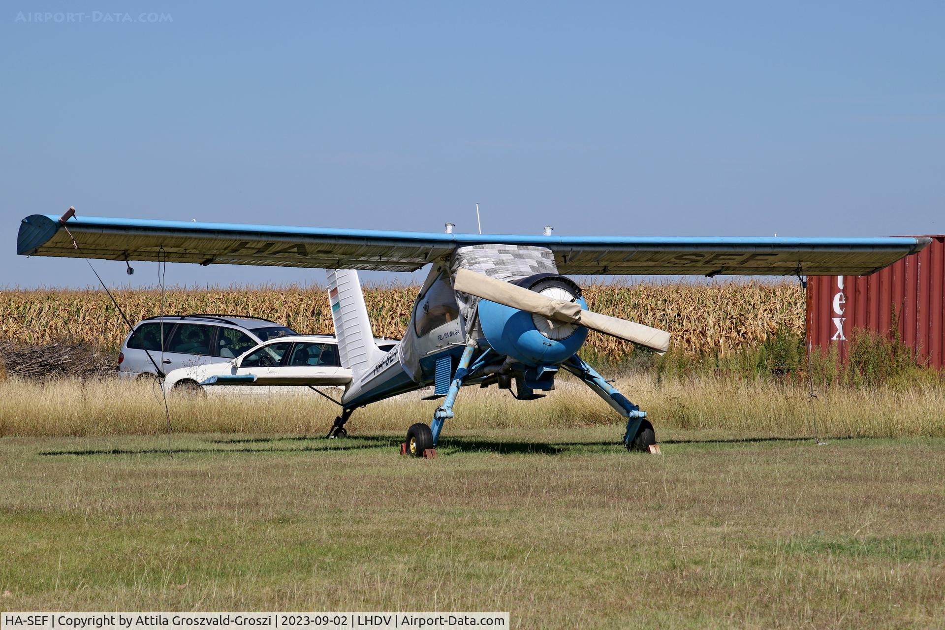HA-SEF, 1970 PZL-Okecie PZL-104 Wilga C/N 59064, LHDV - Dunaújváros-Kisapostag Airport, Hungary
