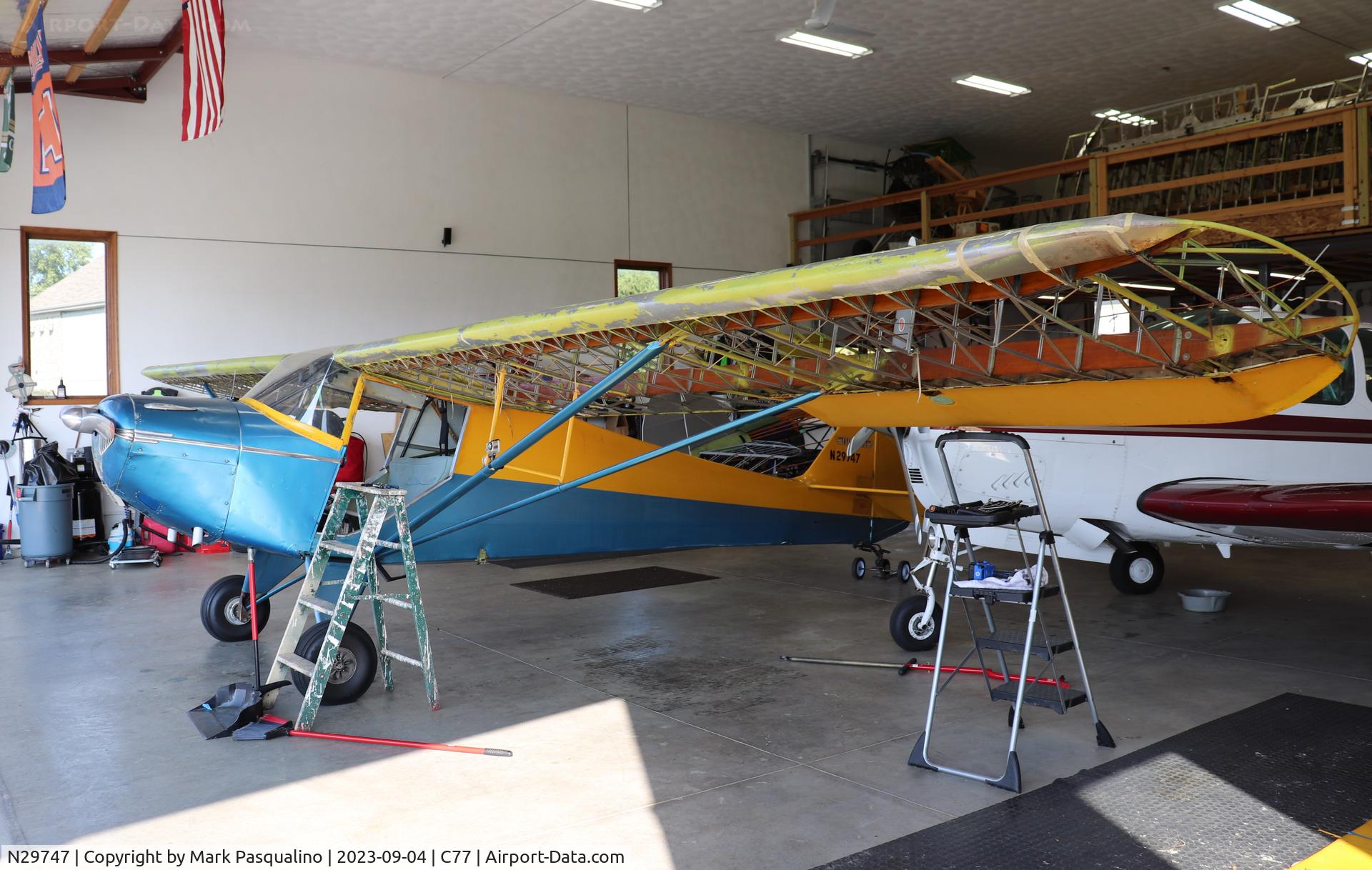 N29747, 1941 Taylorcraft BC12-65 C/N 2594, Taylorcraft BC12-65