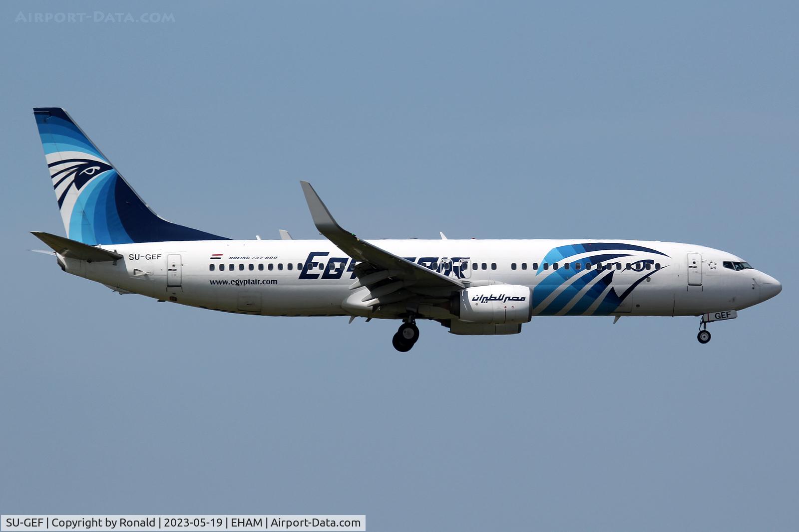 SU-GEF, 2016 Boeing 737-800 C/N 63692, at spl