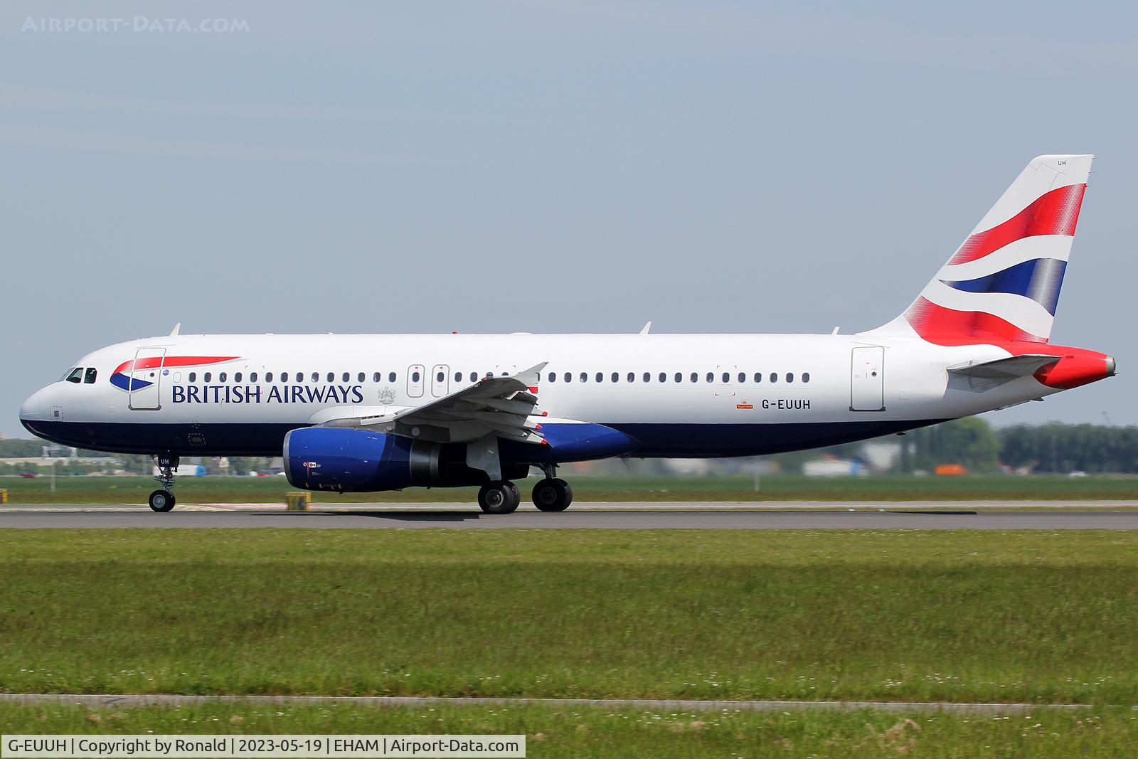 G-EUUH, 2002 Airbus A320-232 C/N 1665, at spl