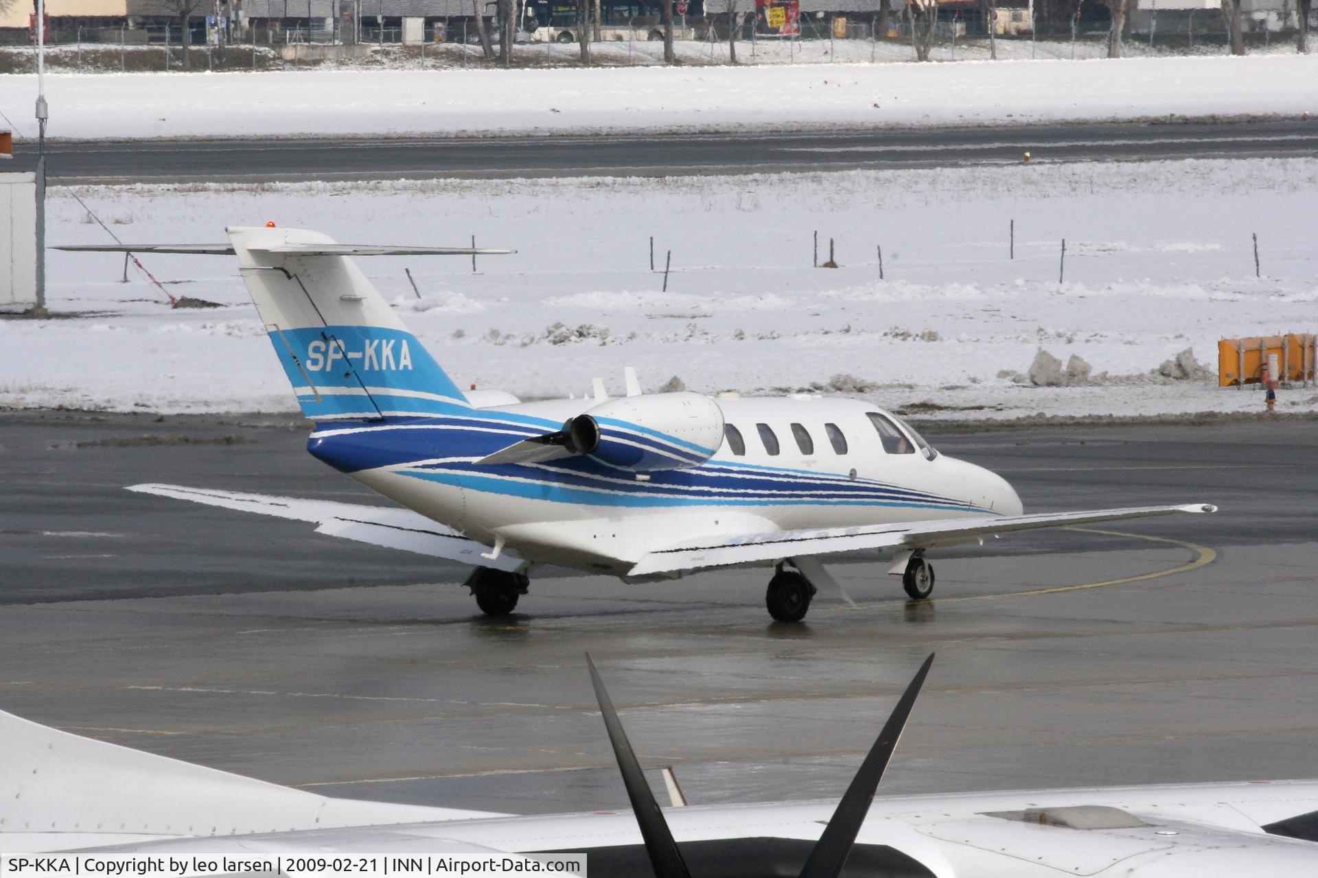 SP-KKA, 2005 Cessna 525 CitationJet CJ1 C/N 525-0550, Innsbruck 21.2.2009