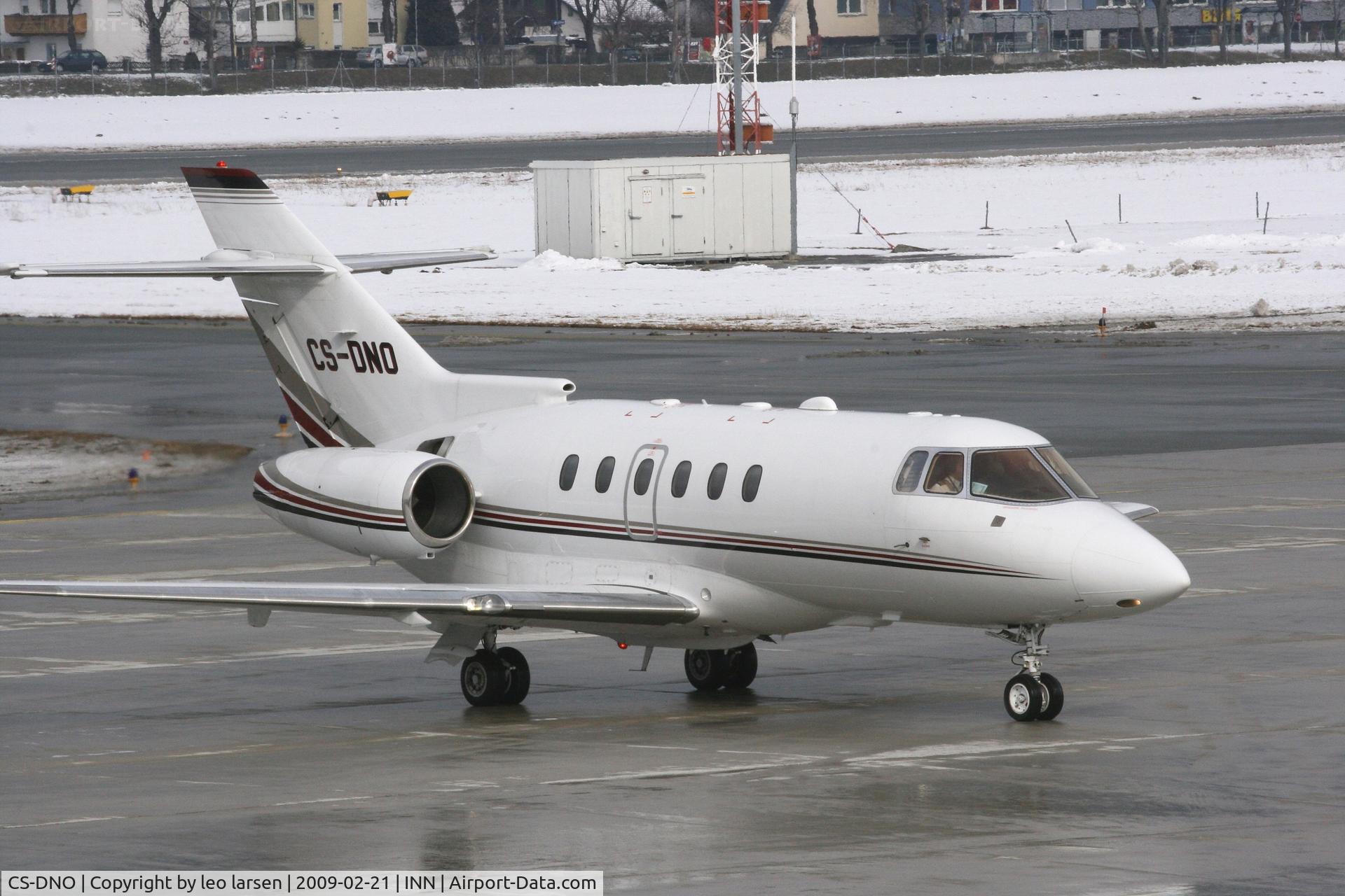 CS-DNO, 1999 Raytheon Hawker 800XP C/N 258457, Innsbruck 21.2.2009