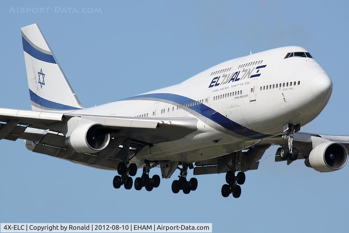 4X-ELC, 1995 Boeing 747-458 C/N 27915, at spl
