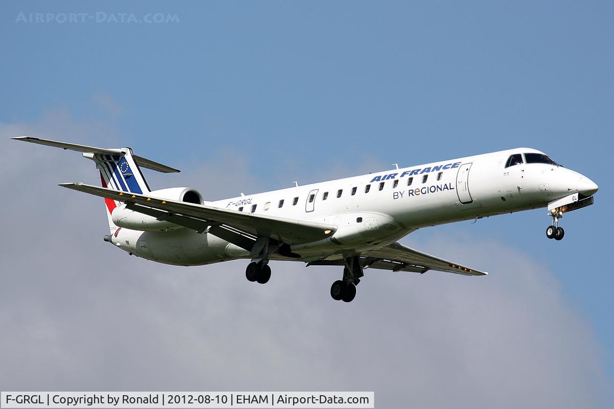 F-GRGL, 2001 Embraer EMB-145EU (ERJ-145EU) C/N 145375, at spl