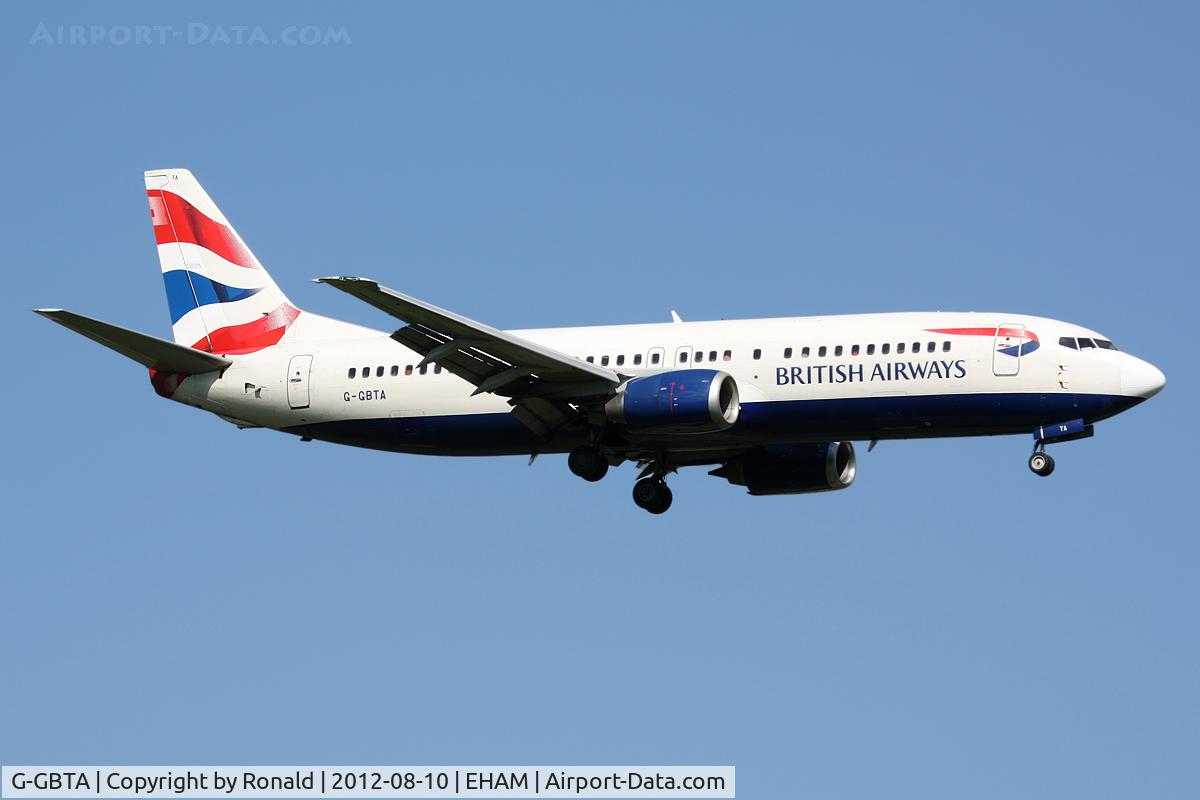 G-GBTA, 1993 Boeing 737-436 C/N 25859, at spl