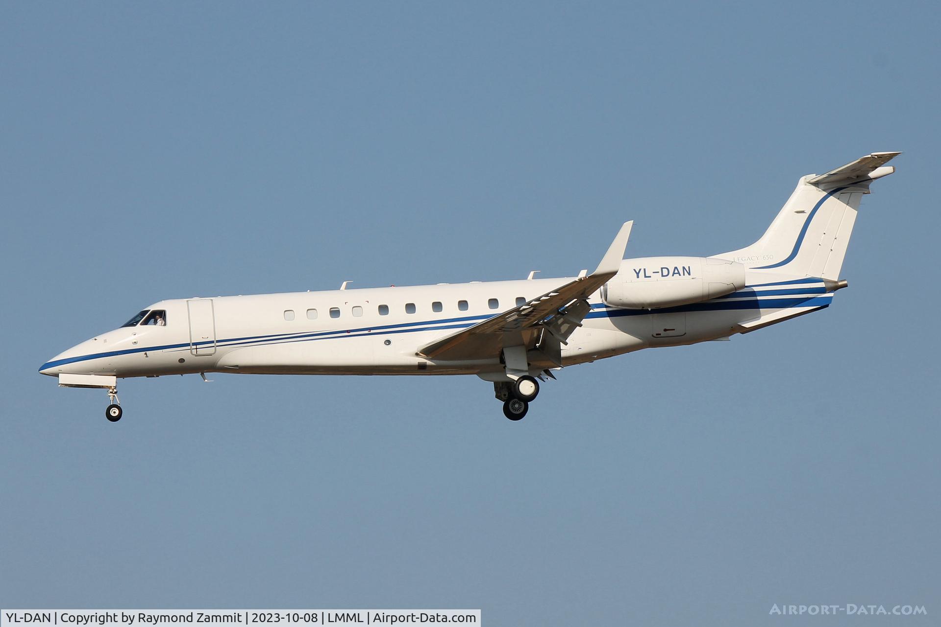 YL-DAN, Embraer EMB-135BJ Legacy 650 C/N 1183, Embraer EMB-135BJ Legacy 650 YL-DAN Union Aviation