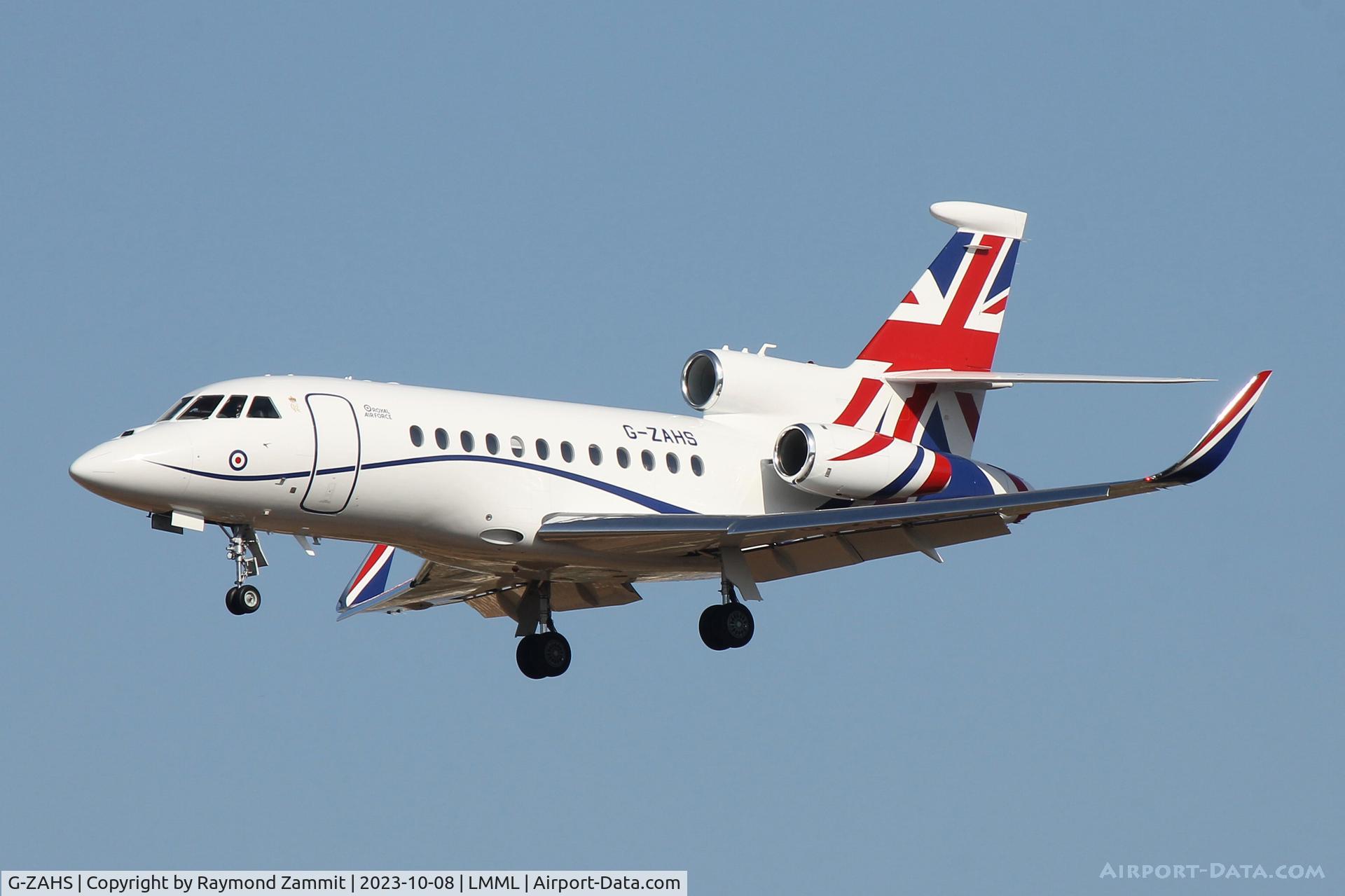 G-ZAHS, 2022 Dassault Falcon 900EX C/N 326, Dassault Envoy IV CC.1 G-ZAHS Royal Air Force