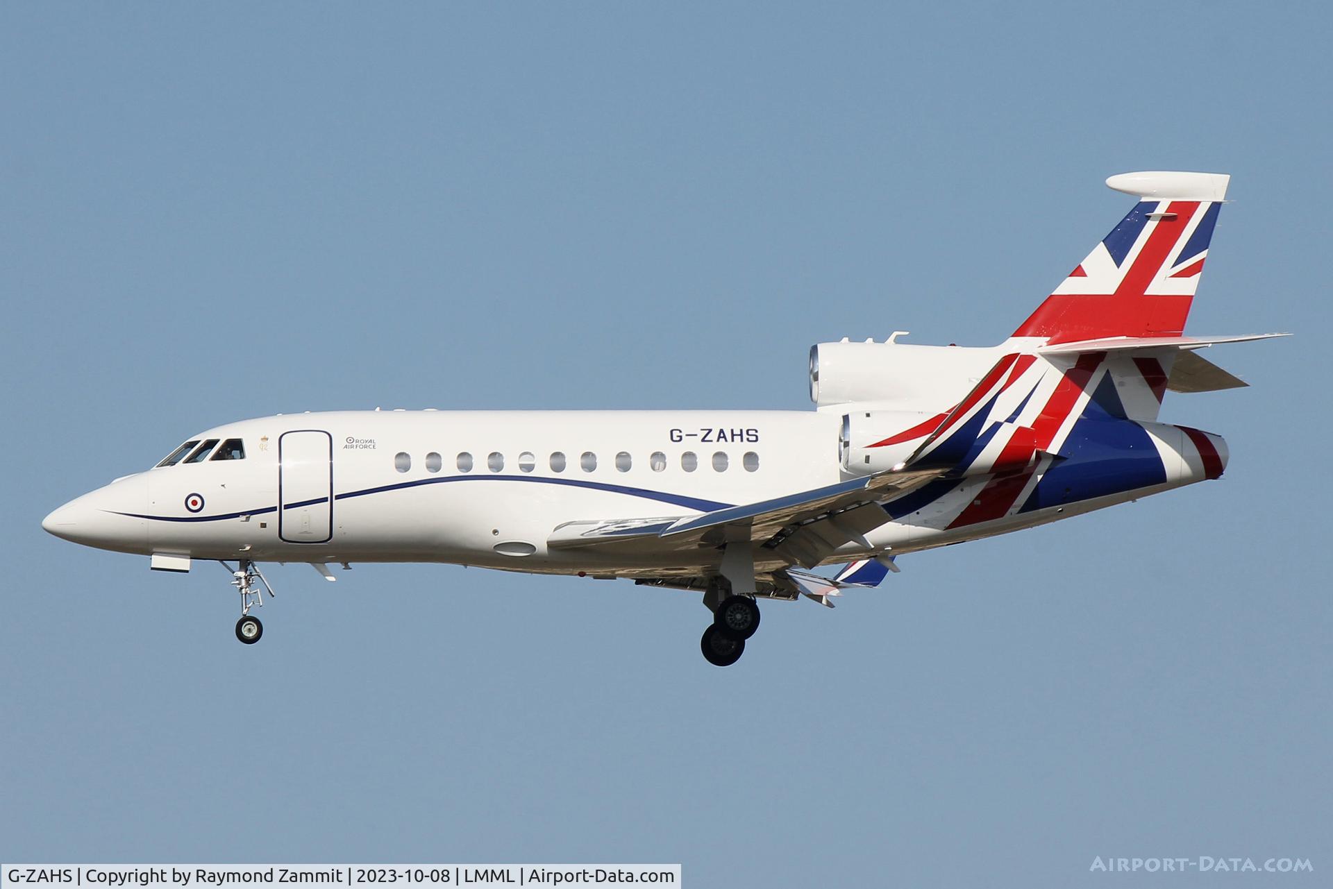 G-ZAHS, 2022 Dassault Falcon 900EX C/N 326, Dassault Envoy IV CC.1 G-ZAHS Royal Air Force