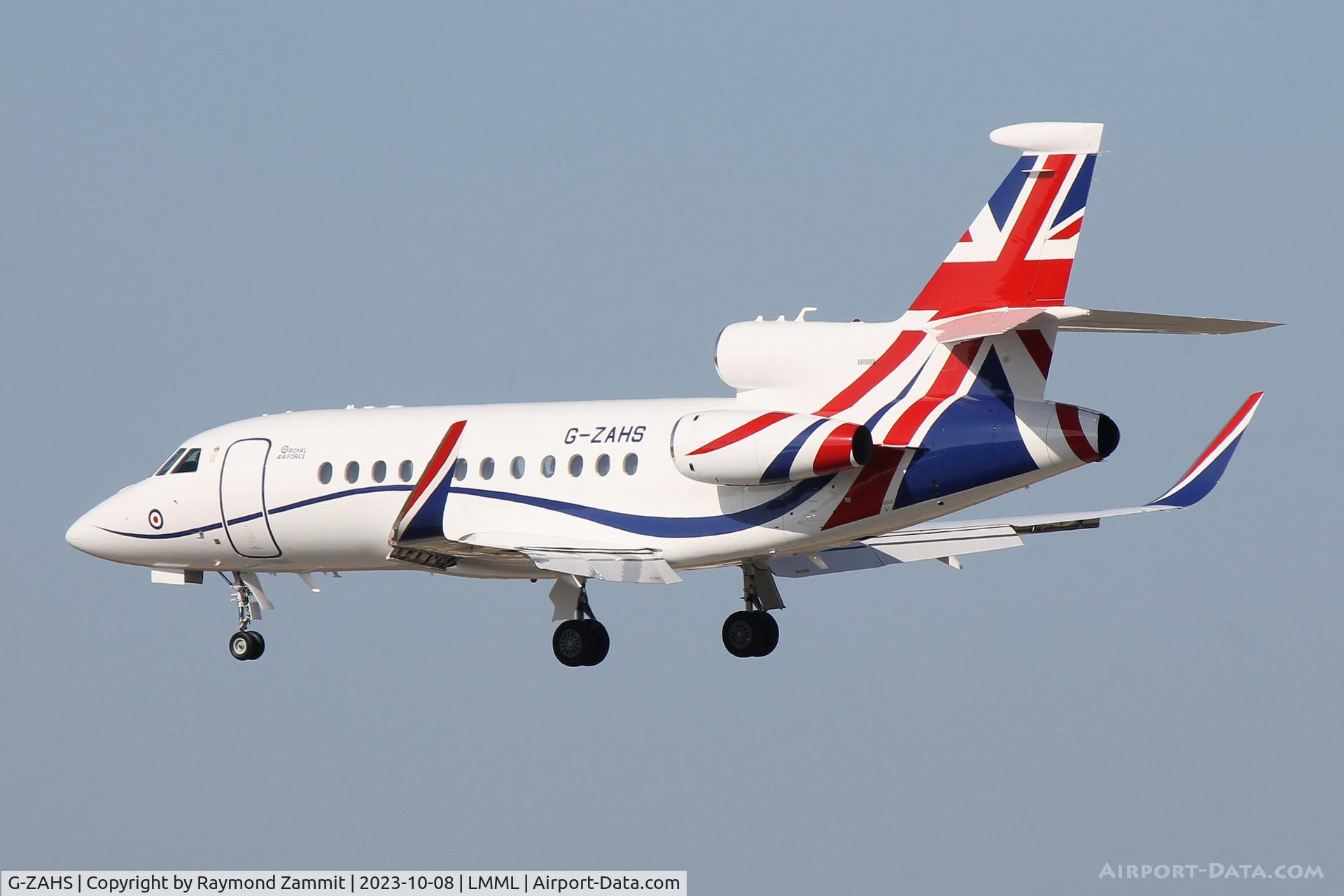 G-ZAHS, 2022 Dassault Falcon 900EX C/N 326, Dassault Envoy IV CC.1 G-ZAHS Royal Air Force