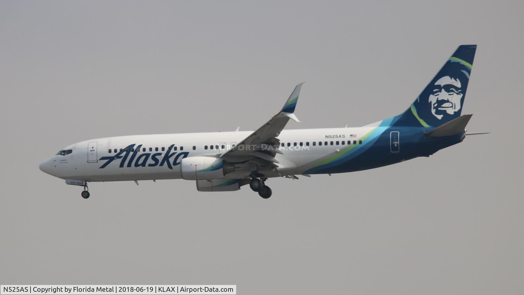 N525AS, 2009 Boeing 737-890 C/N 35692, ASA 738 zx SEA-KLAX