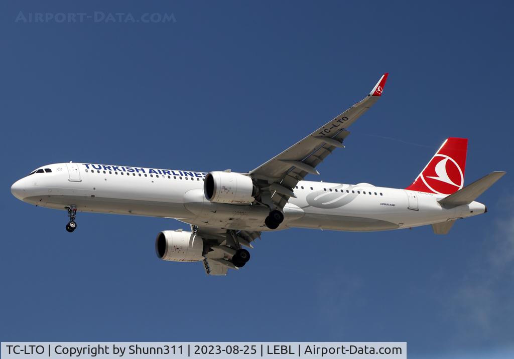 TC-LTO, 2022 Airbus A321-271NX C/N 10947, Landing rwy 24L