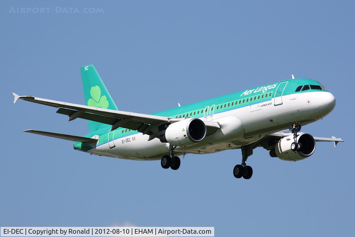 EI-DEC, 2004 Airbus A320-214 C/N 2217, at spl