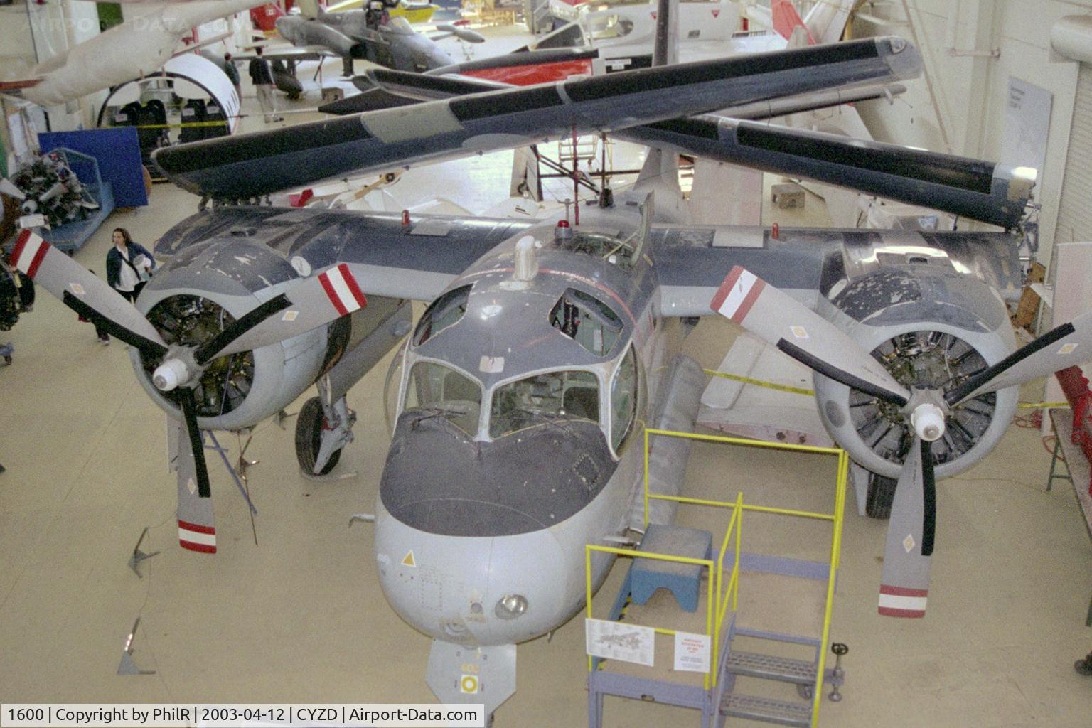 1600, De Havilland Canada CS2F-2 Tracker C/N DHC99, 1600 Grumman (DHC) CS2F-2 Tracker Toronto Downsview