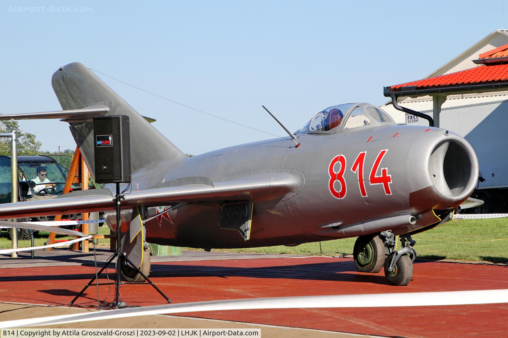 814, 1953 Mikoyan-Gurevich MiG-15 bis C/N 31530814, LHJK - Jakabszállás Airport, Hungary