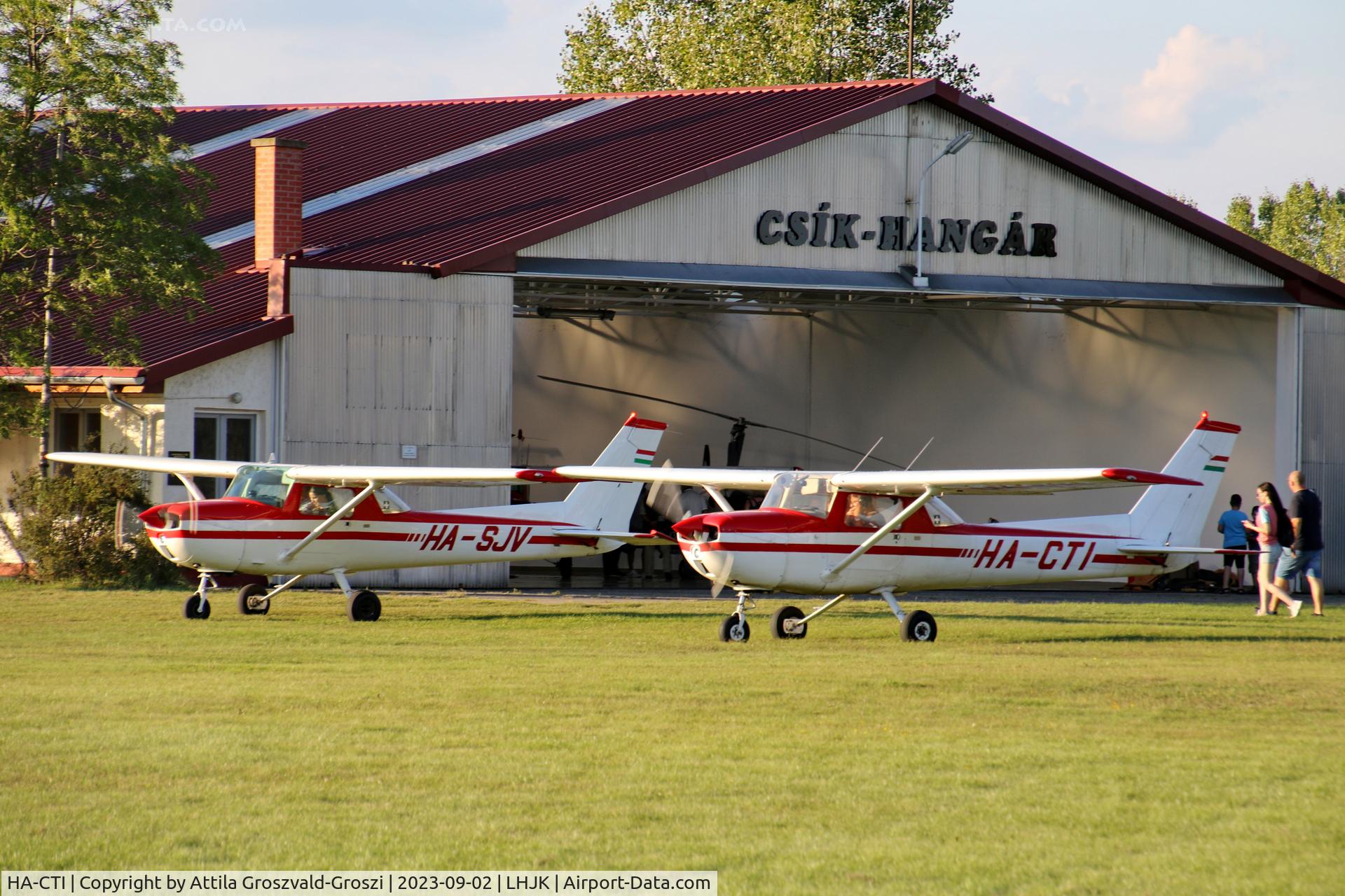 HA-CTI, 1976 Cessna 150M C/N 15078920, LHJK - Jakabszállás Airport, Hungary