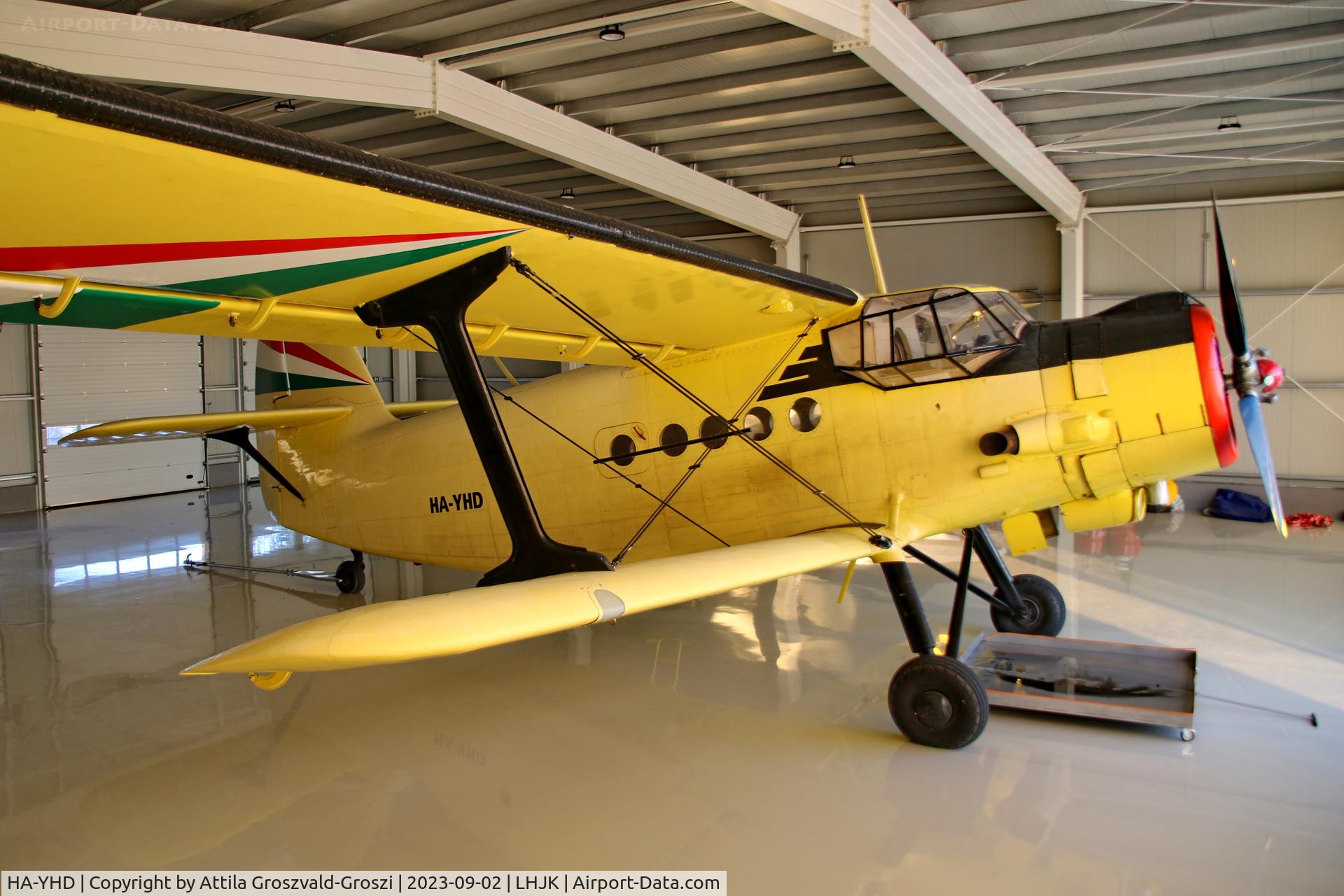 HA-YHD, Antonov (PZL-Mielec) An-2PF C/N 1G187-36, LHJK - Jakabszállás Airport, Hungary