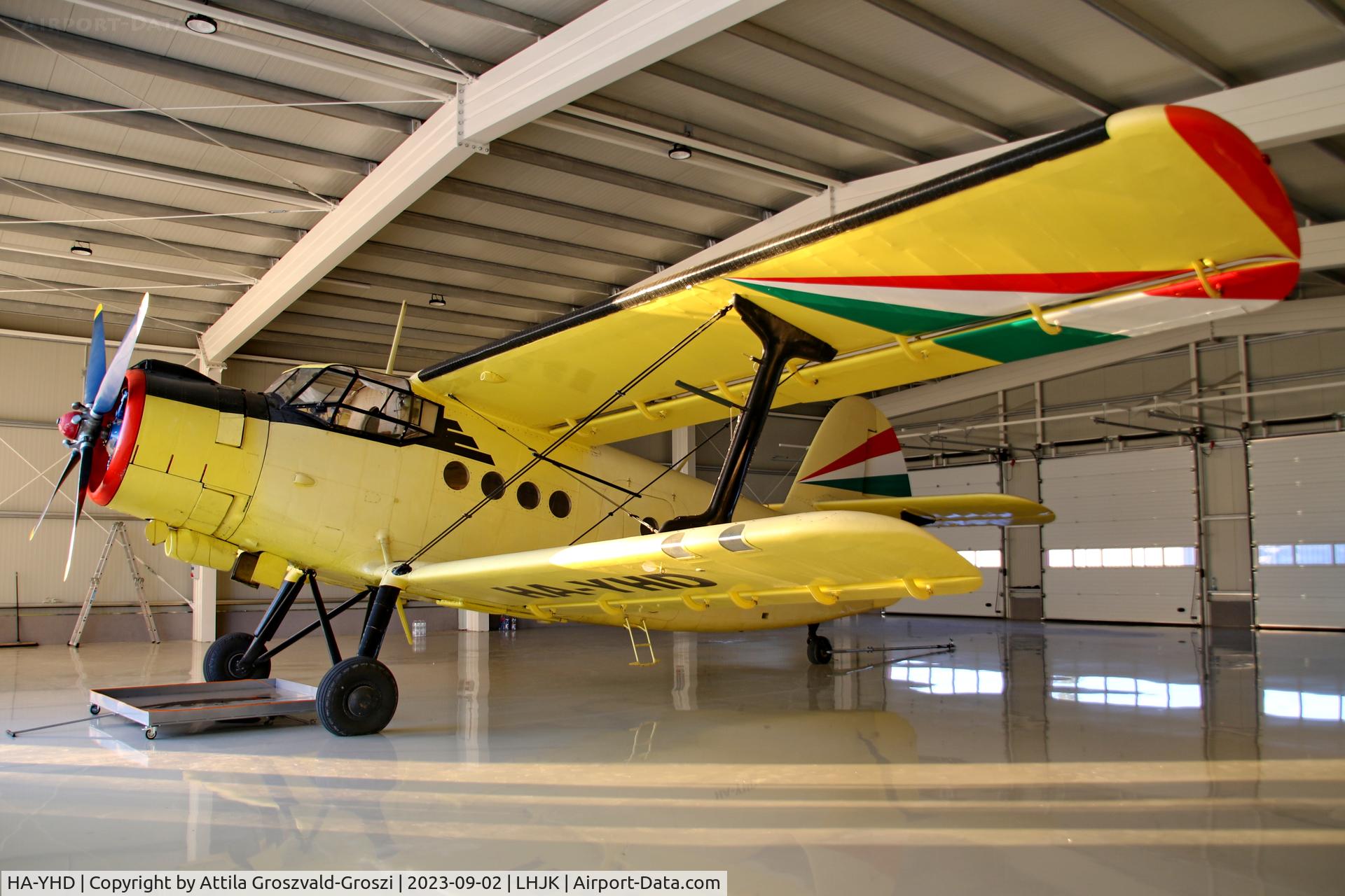 HA-YHD, Antonov (PZL-Mielec) An-2PF C/N 1G187-36, LHJK - Jakabszállás Airport, Hungary