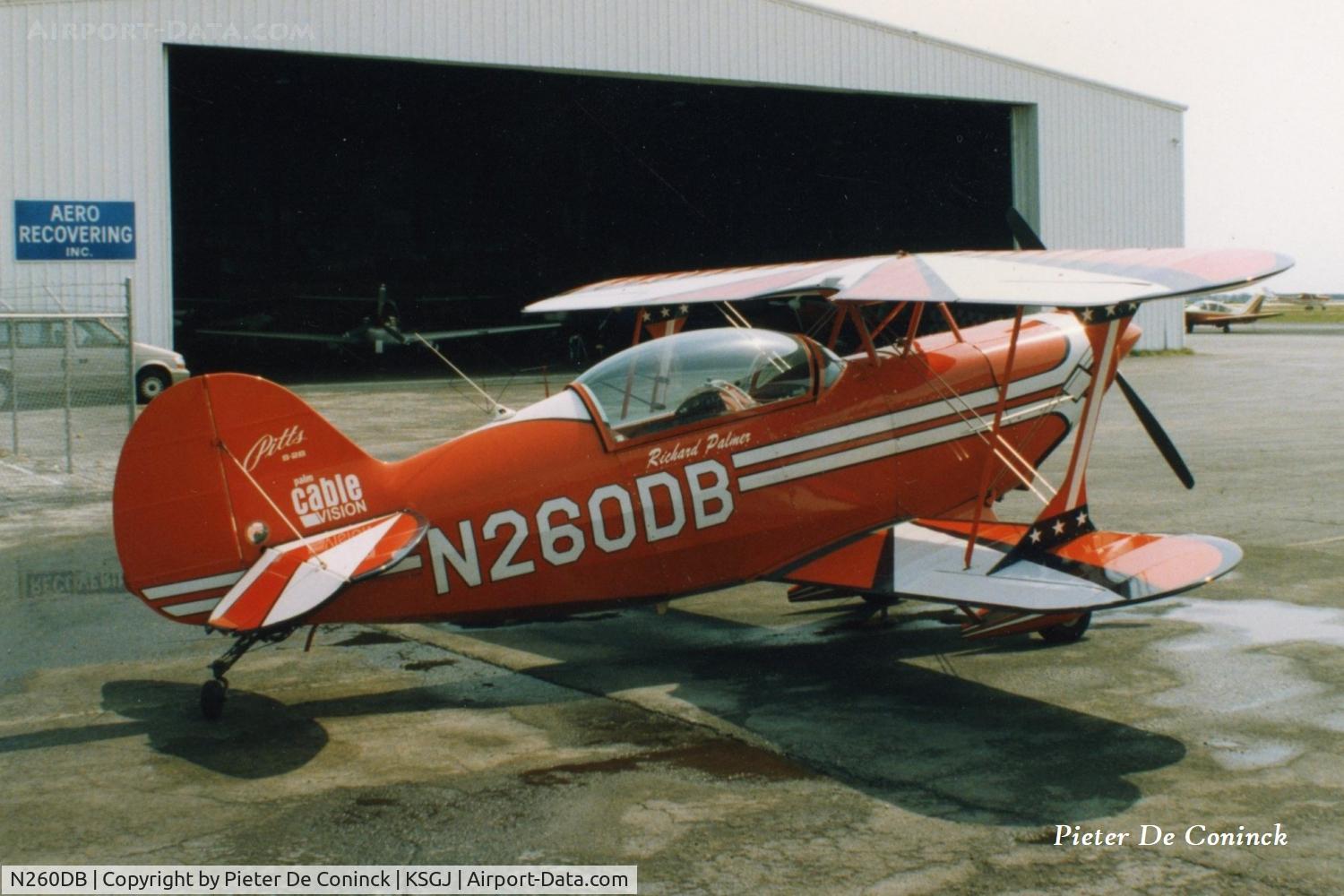 N260DB, 1989 Christen Pitts S-2B Special C/N 5170, At Saint Augustine around 1993.