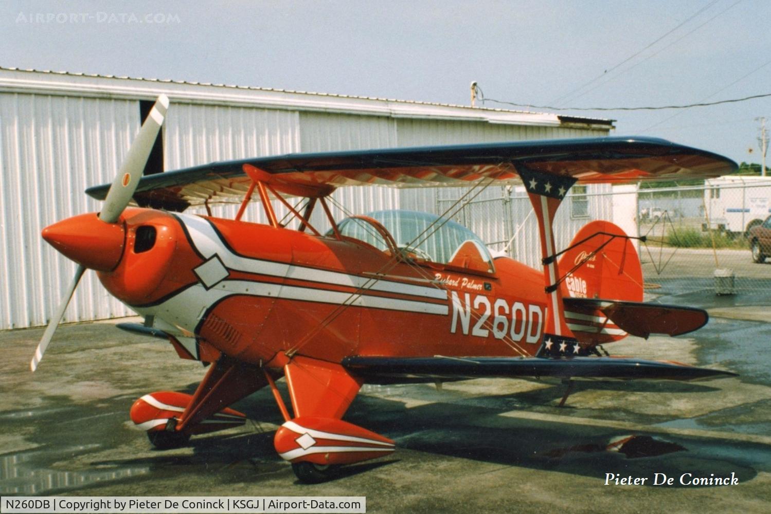 N260DB, 1989 Christen Pitts S-2B Special C/N 5170, At Saint Augustine around 1993.