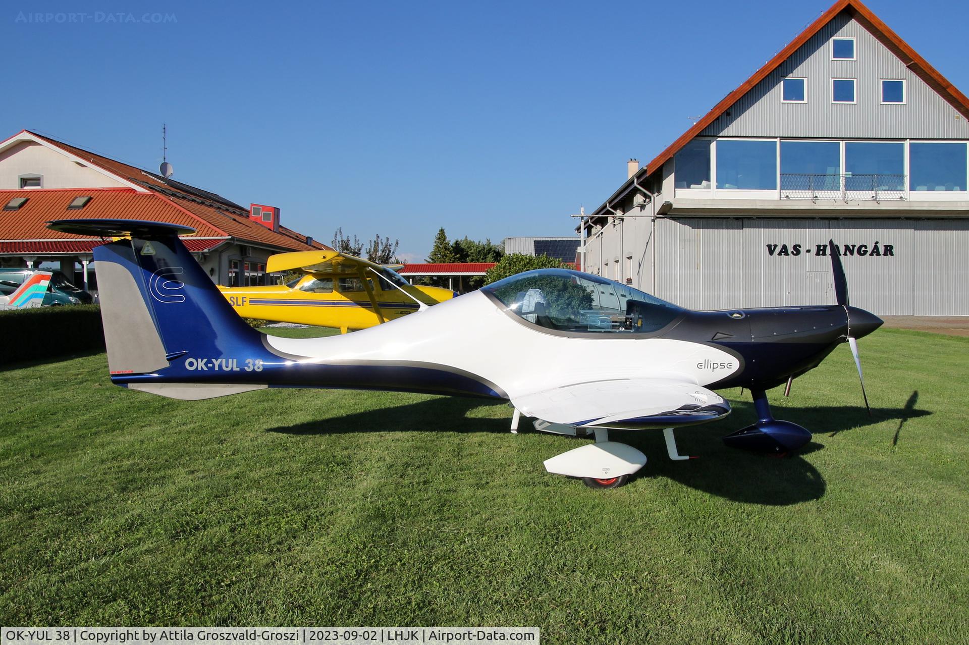 OK-YUL 38, A2 CZ Ellipse Spirit, LHJK - Jakabszállás Airport, Hungary