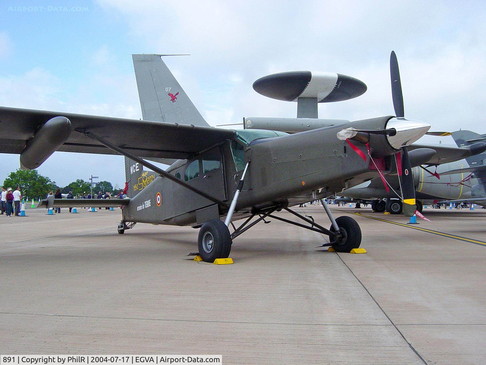 891, 1992 Pilatus PC-6/B2-H4 Turbo Porter C/N 891, 891 MCW Pilatus PC-6B Turboporter Armée de Terre Royal International Air Tattoo RAF Fairford