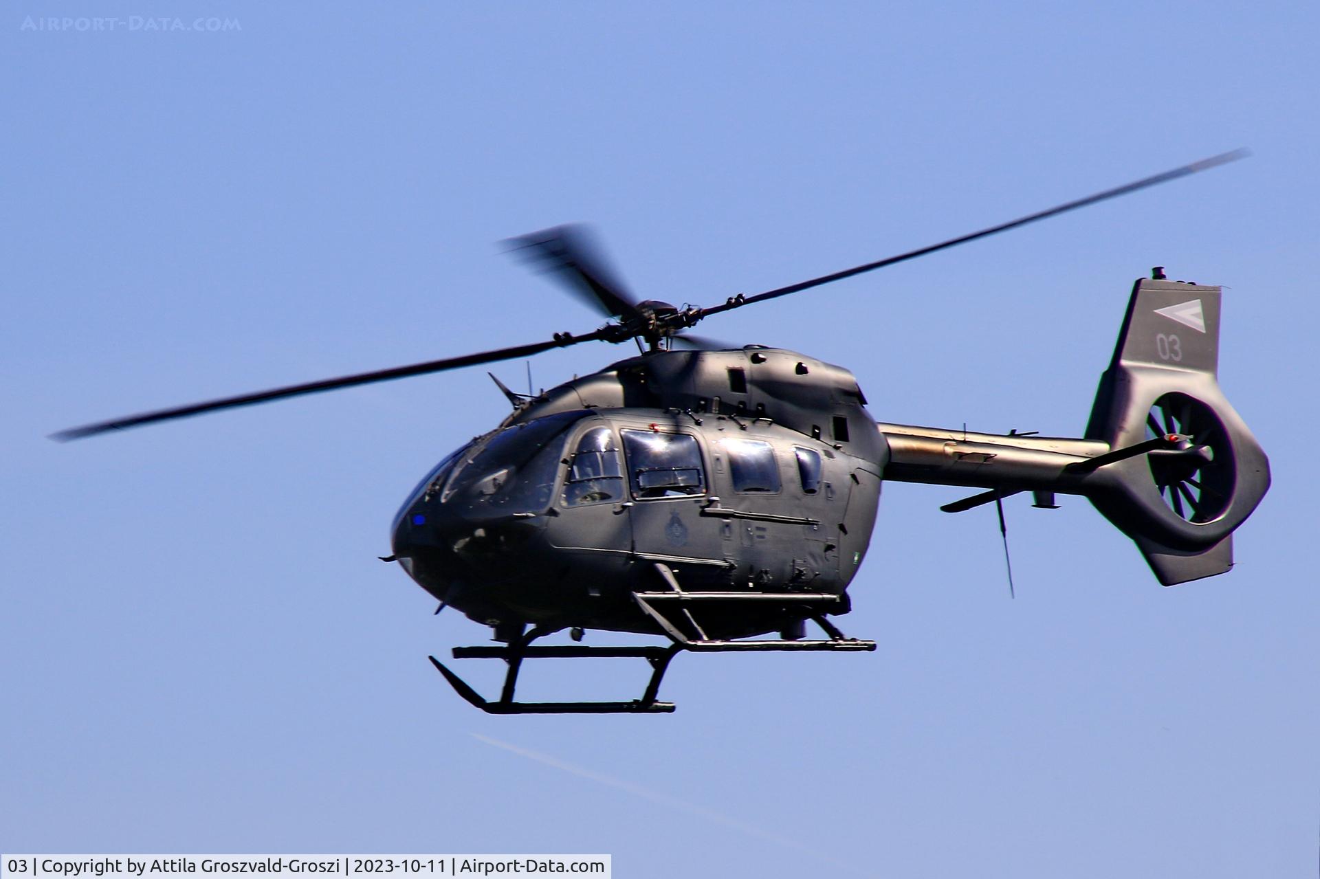 03, 2019 Airbus Helicopters H-145M C/N 20276, Jutas-Ujmajor. The Hungarian airforce is his practising base