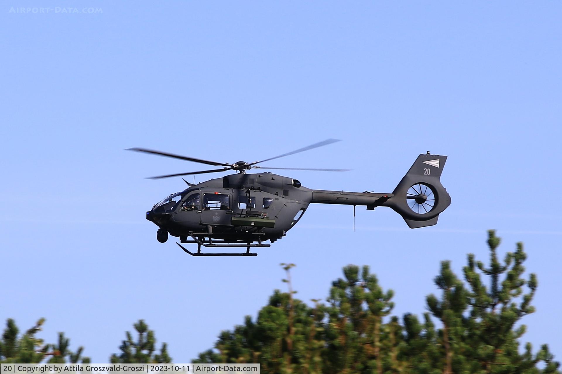 20, 2019 Airbus Helicopters BK-117D-2M C/N 20348, Jutas-Ujmajor. The Hungarian airforce is his practising base