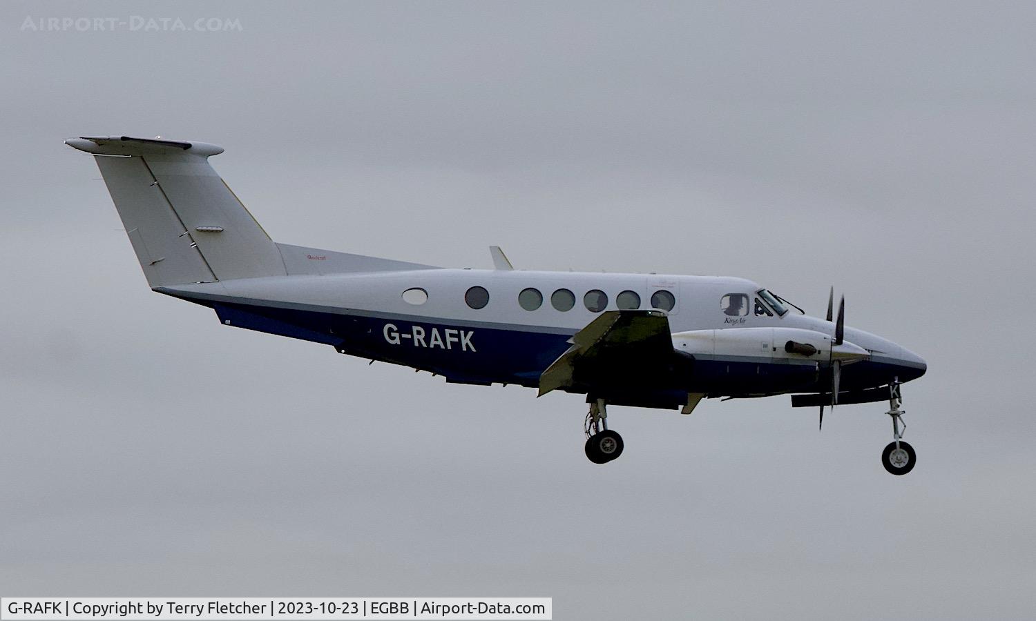 G-RAFK, 2003 Raytheon B200 King Air C/N BB-1830, At Birmingham