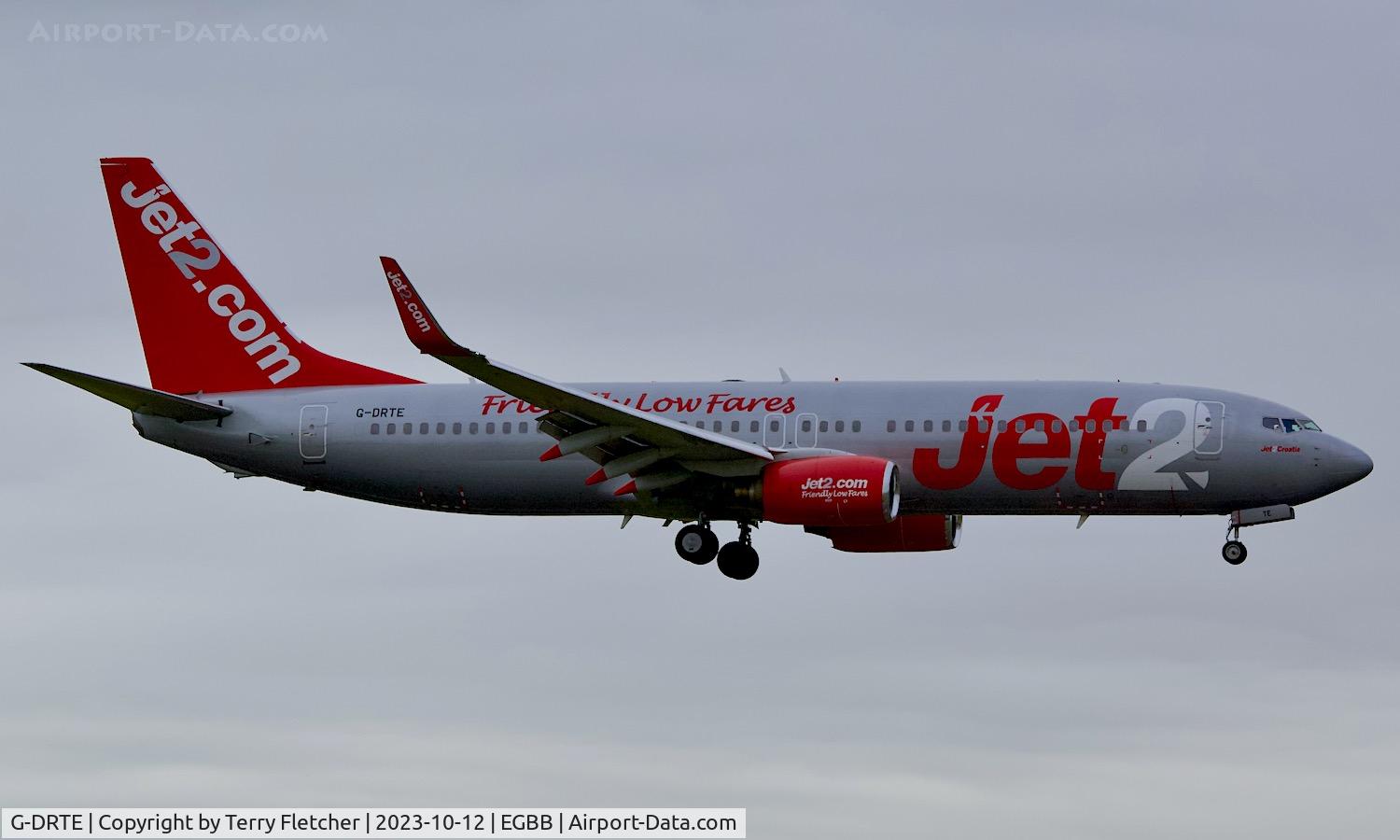 G-DRTE, 2000 Boeing 737-8K5 C/N 28228, At Birmingham