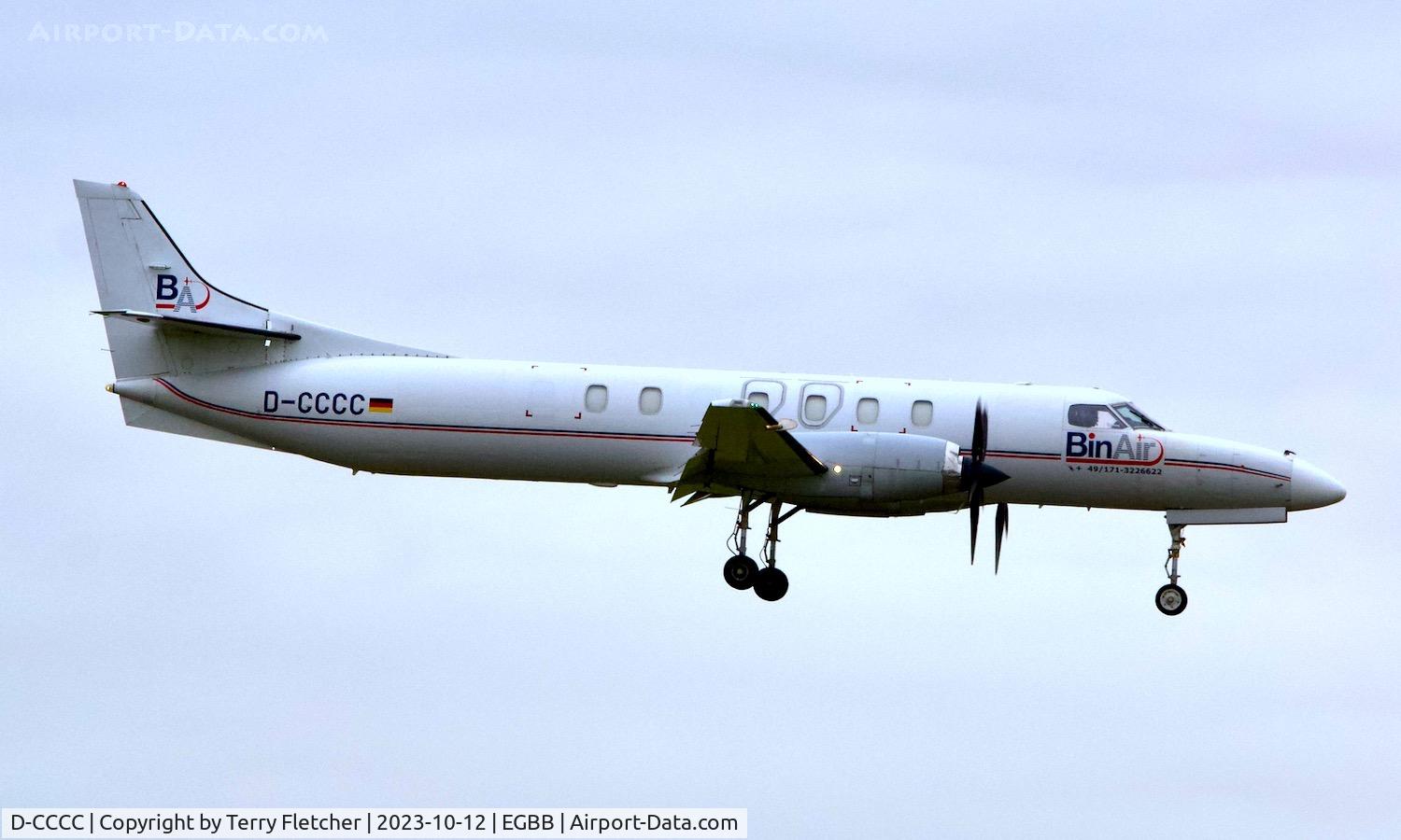 D-CCCC, 1982 Swearingen SA-227AT Merlin IVC C/N AT-511, At Birmingham