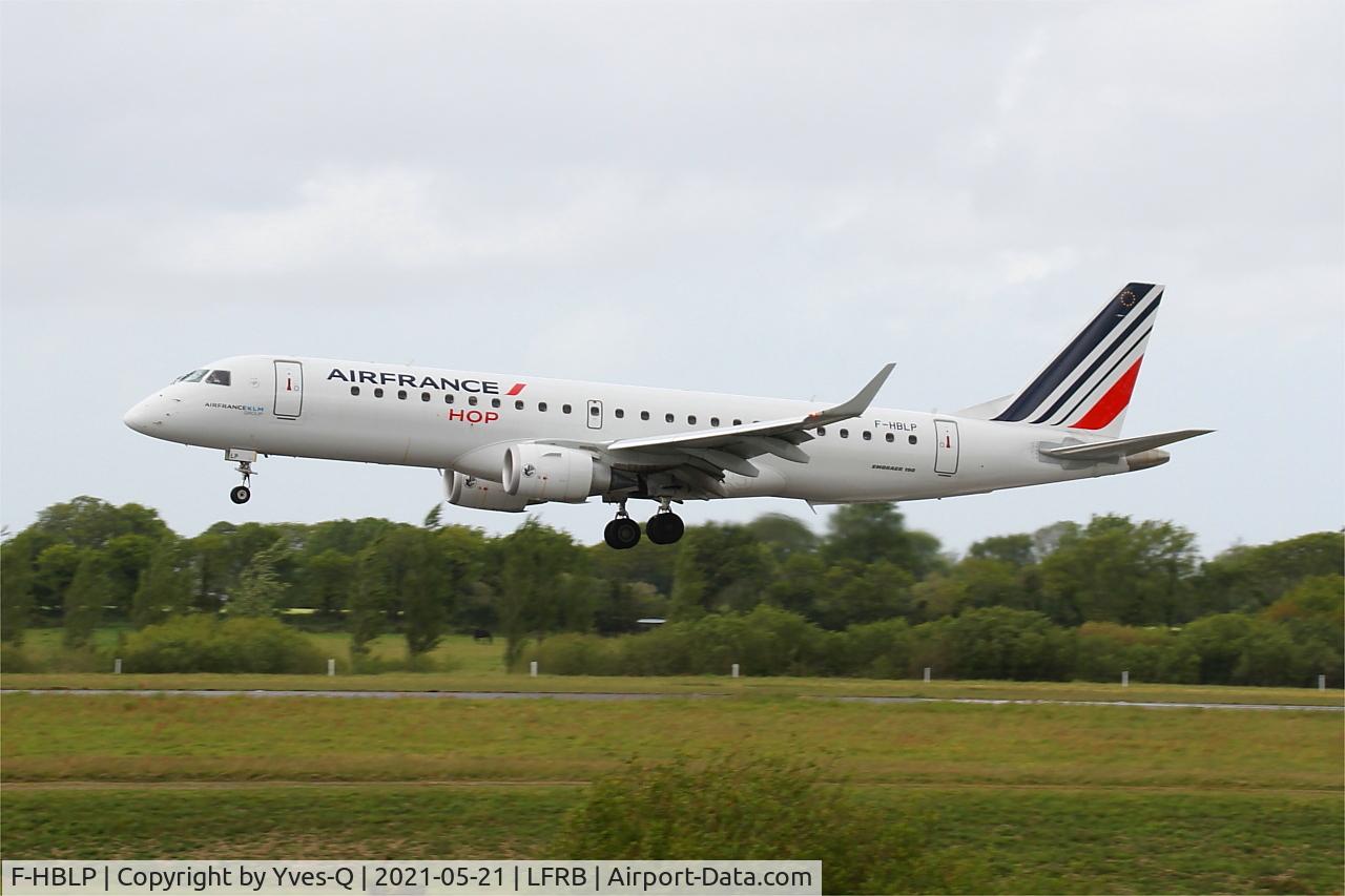 F-HBLP, 2019 Embraer 190 STD (ERJ-190-100) C/N 190-00771, Embraer 190 STD, Landing rwy 25L, Brest-Bretagne airport (LFRB-BES)