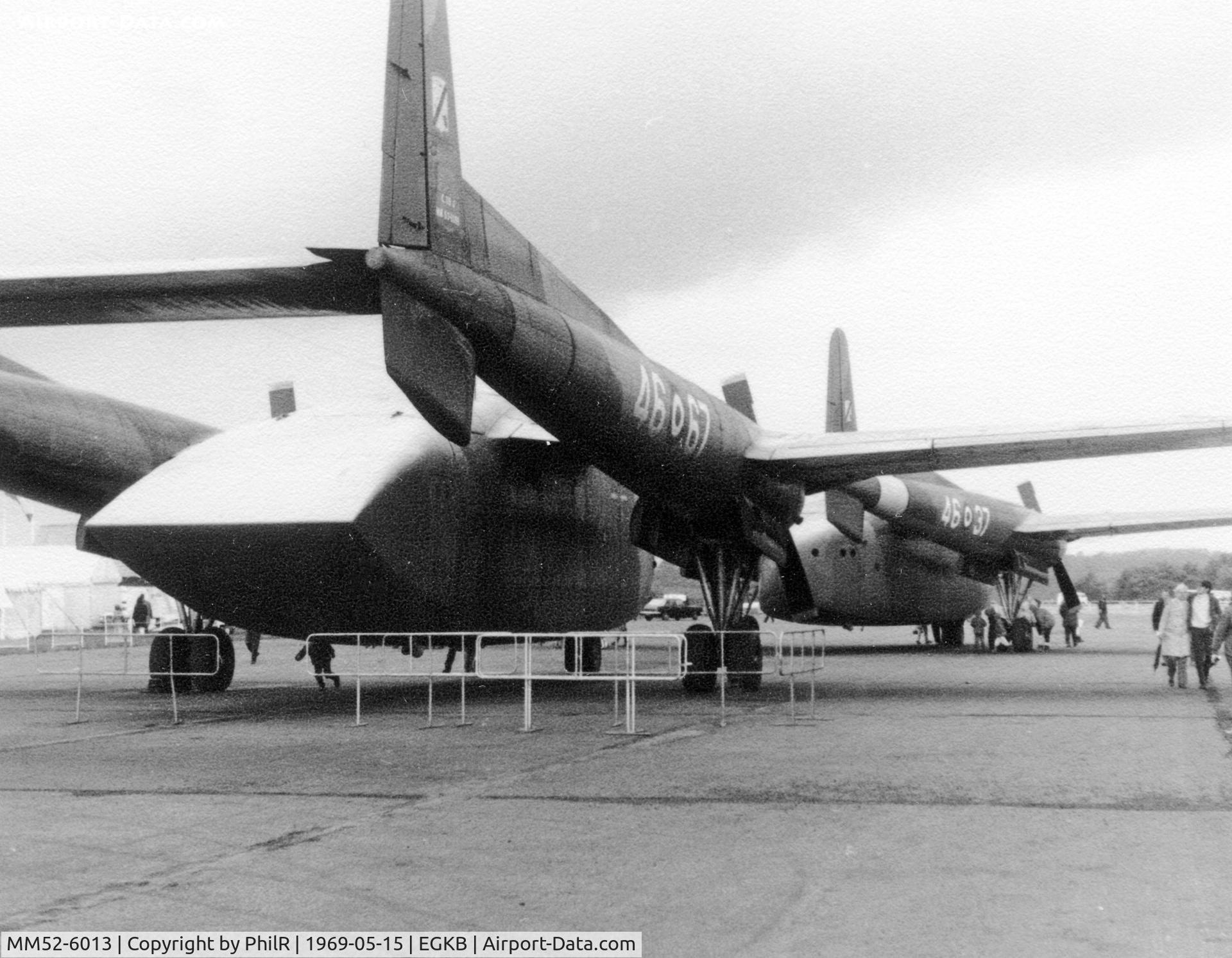 MM52-6013, 1952 Fairchild C-119G Flying Boxcar C/N 10910, MM52-6013 '46-37' & MM53-8098 46-67 Fairchild C-119G Boxcar Italian Air Force Biggin Hill