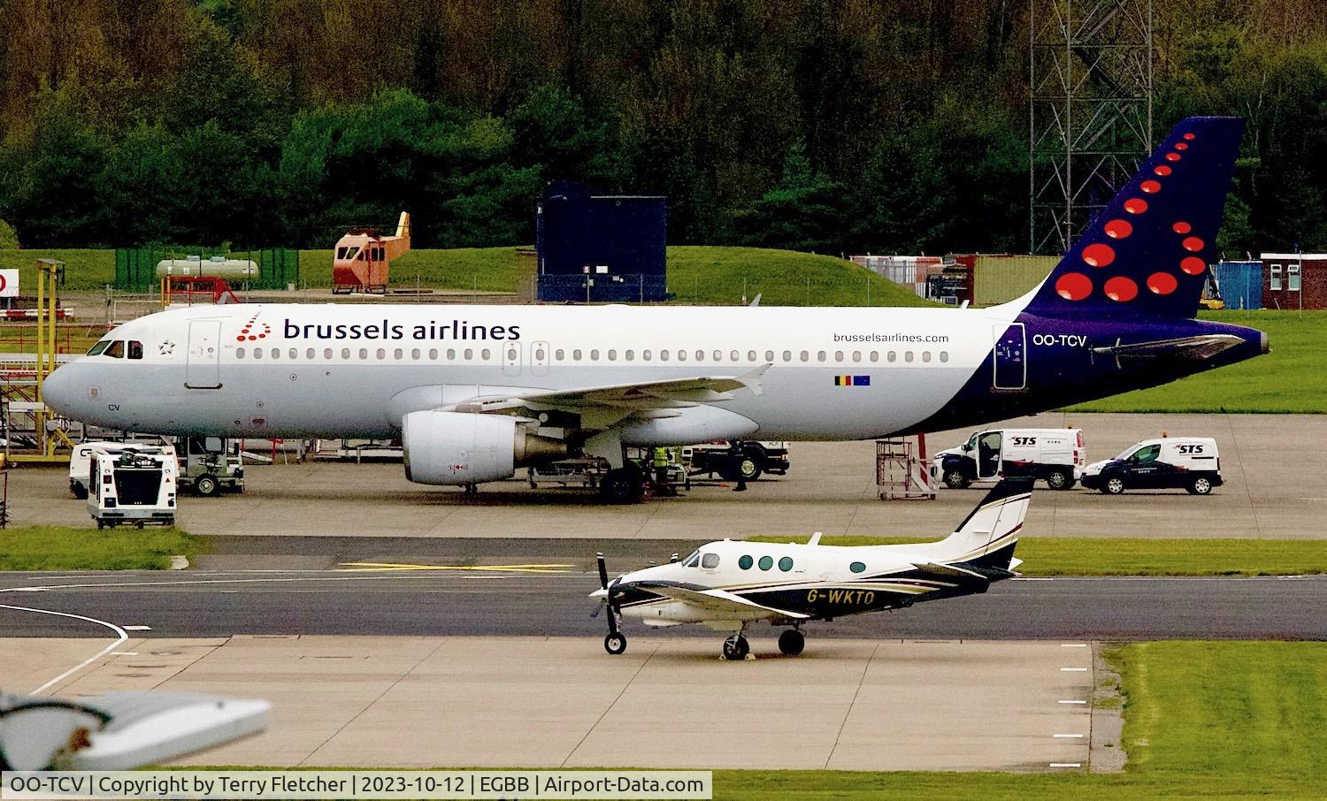 OO-TCV, 2003 Airbus A320-214 C/N 1968, At Birmingham