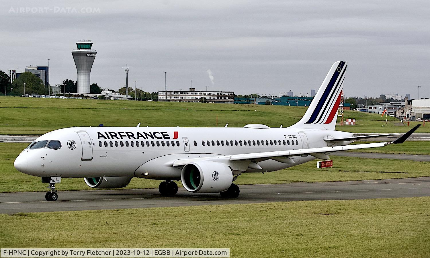 F-HPNC, 2023 Airbus Canada A220-300 C/N 55230, At Birmingham