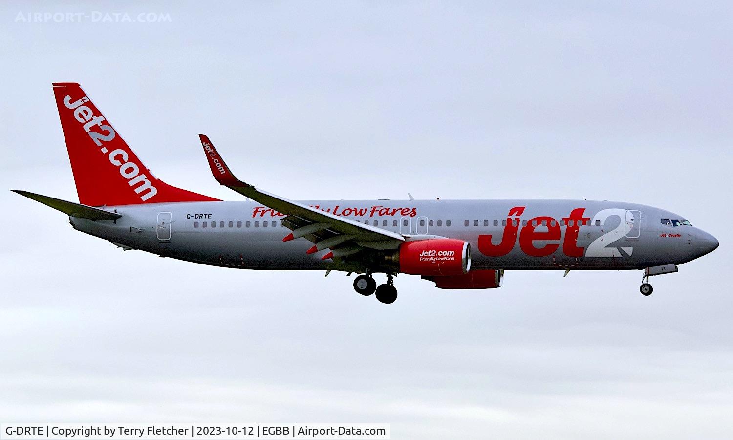 G-DRTE, 2000 Boeing 737-8K5 C/N 28228, At Birmingham