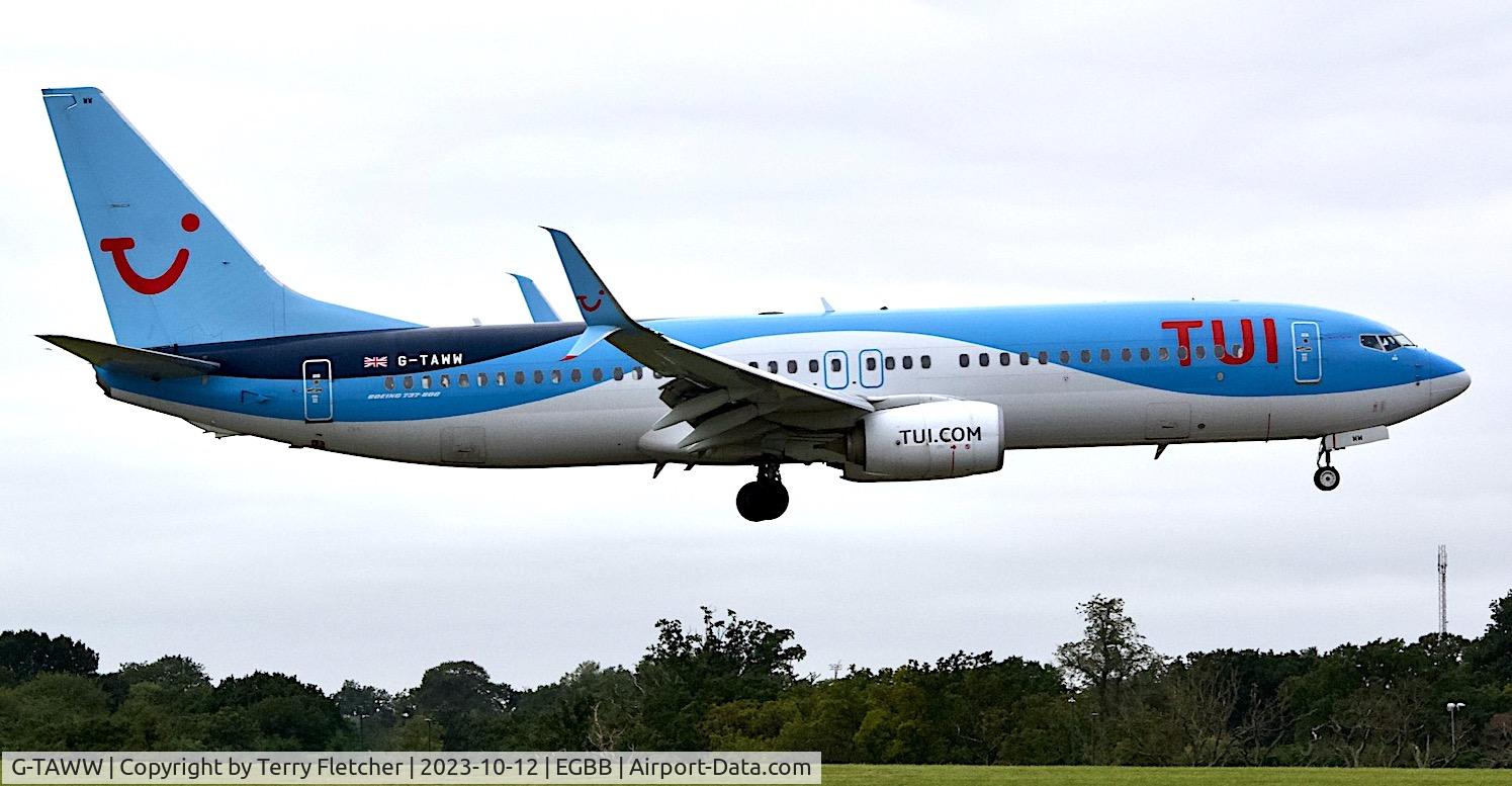 G-TAWW, 2015 Boeing 737-8K5 C/N 41663, At Birmingham