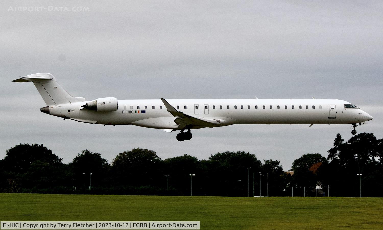 EI-HIC, 2011 Bombardier CRJ-1000EL NG (CL-600-2E25) C/N 19017, At Birmingham