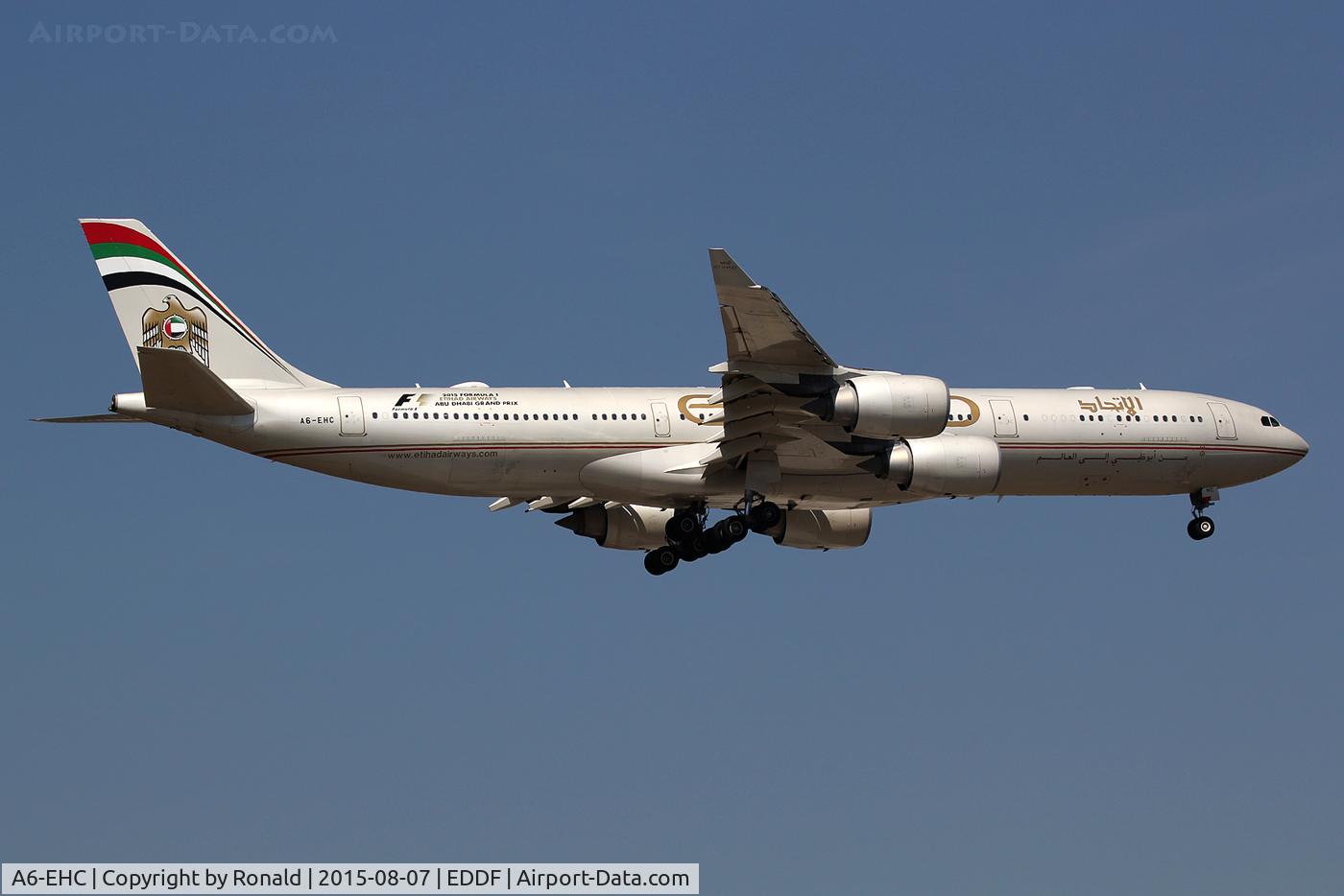 A6-EHC, 2006 Airbus A340-541 C/N 761, at fra