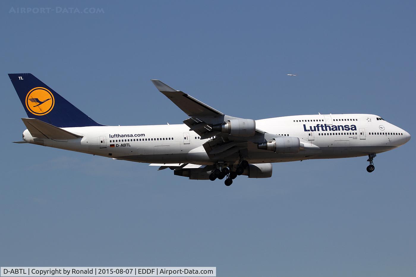 D-ABTL, 2002 Boeing 747-430 C/N 29872, at fra